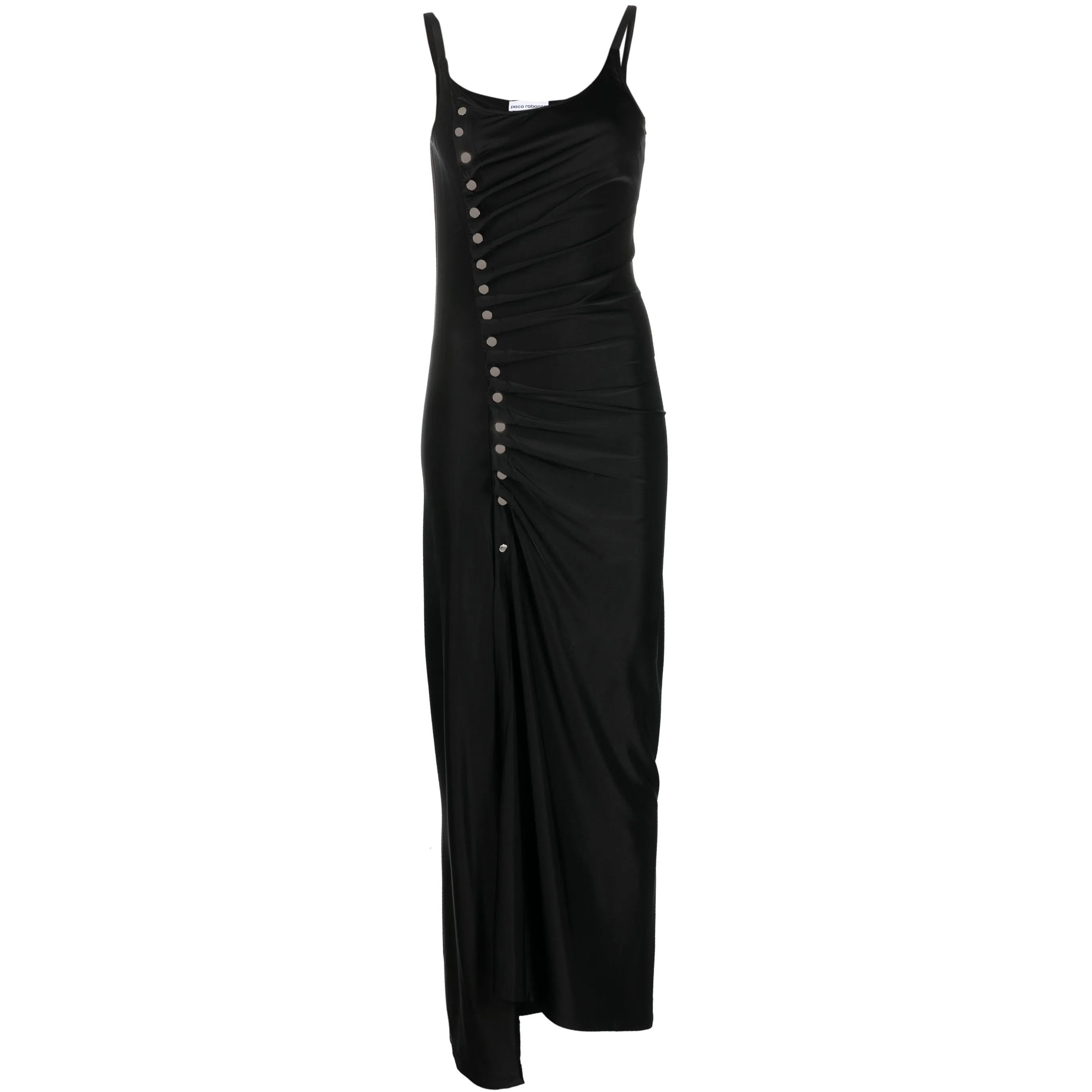 PACO RABANNE Maxi suknelė moterims, Juoda, Maxi dress 1