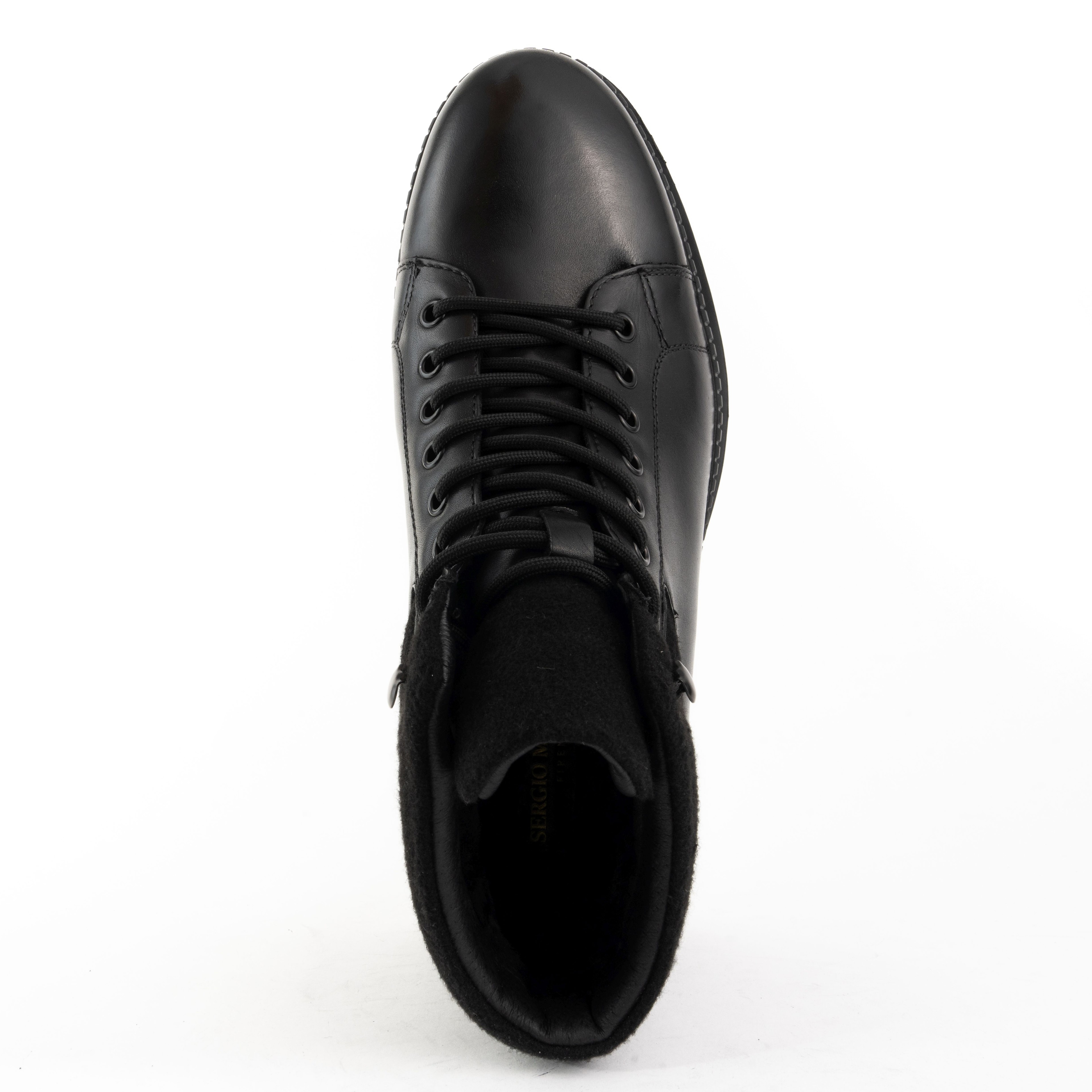SERGIO MORETTI Aulinukai vyrams, Juoda, Booties 4