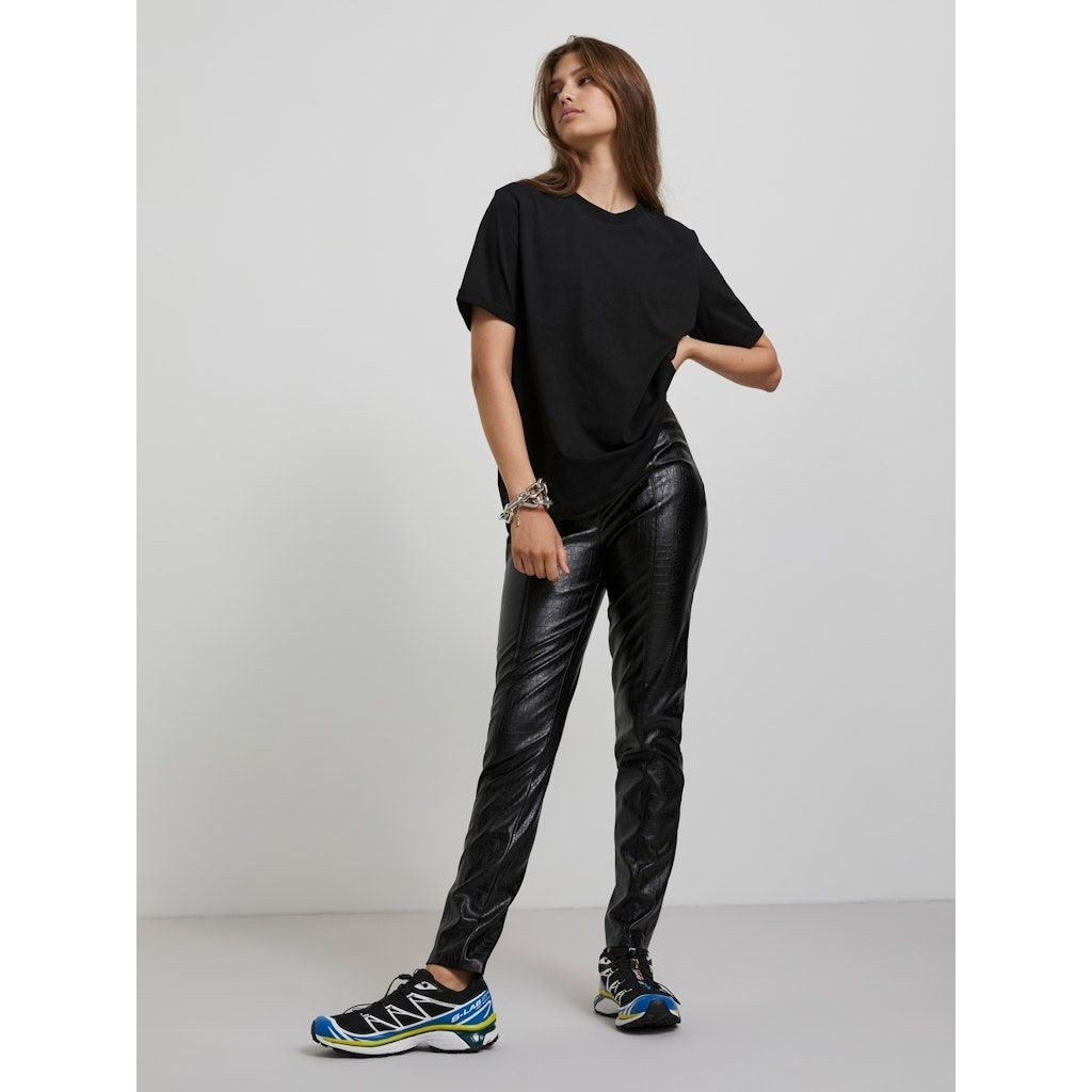 PIECES Megztinis moterims, Juoda, PCEMEVIA HW ANKLE PA 2