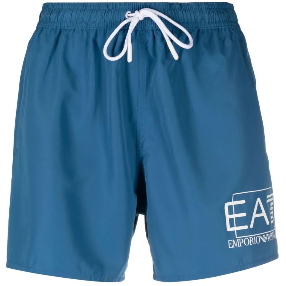 EA7 Apatinė kostiumėlio dalis vyrams, Mėlyna, Boxer beachwear 1