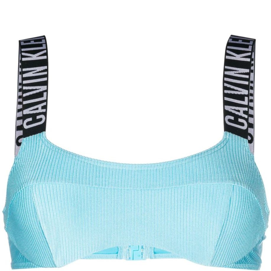 CALVIN KLEIN UW Viršutinė kostiumėlio dalis moterims, Mėlyna, Bralette 1