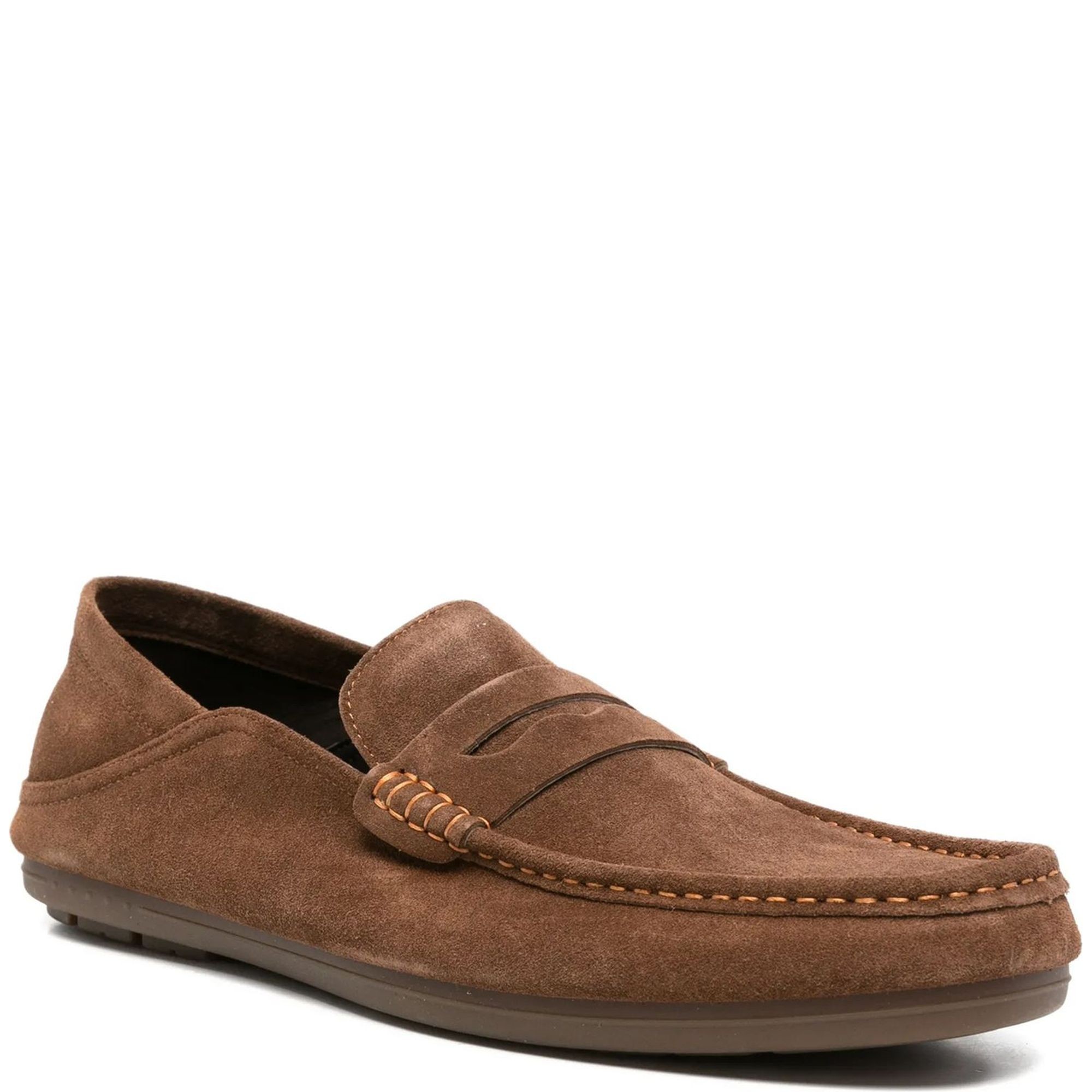 SERGIO MORETTI Mokasinai vyrams, Ruda, Mocasins 1