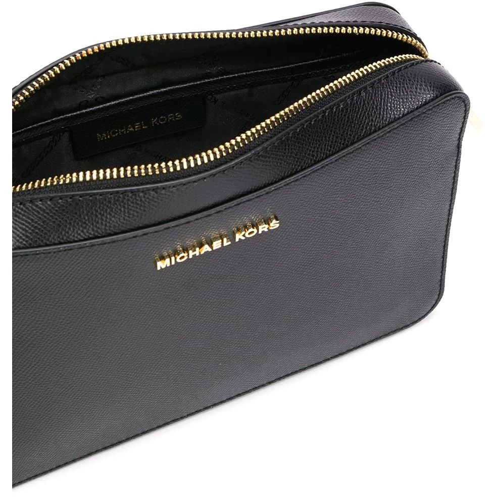 MICHAEL KORS Rankinė per petį moterims, Juoda, Saffiano leather crossbody bag 4