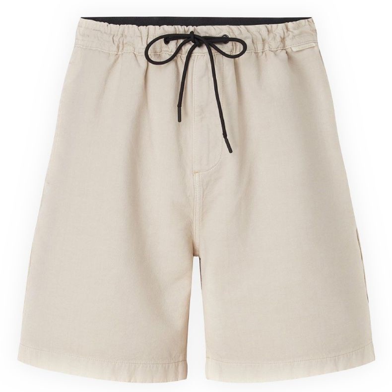 CALVIN KLEIN Šortai vyrams, Smėlio, Modern texture jogger short 1