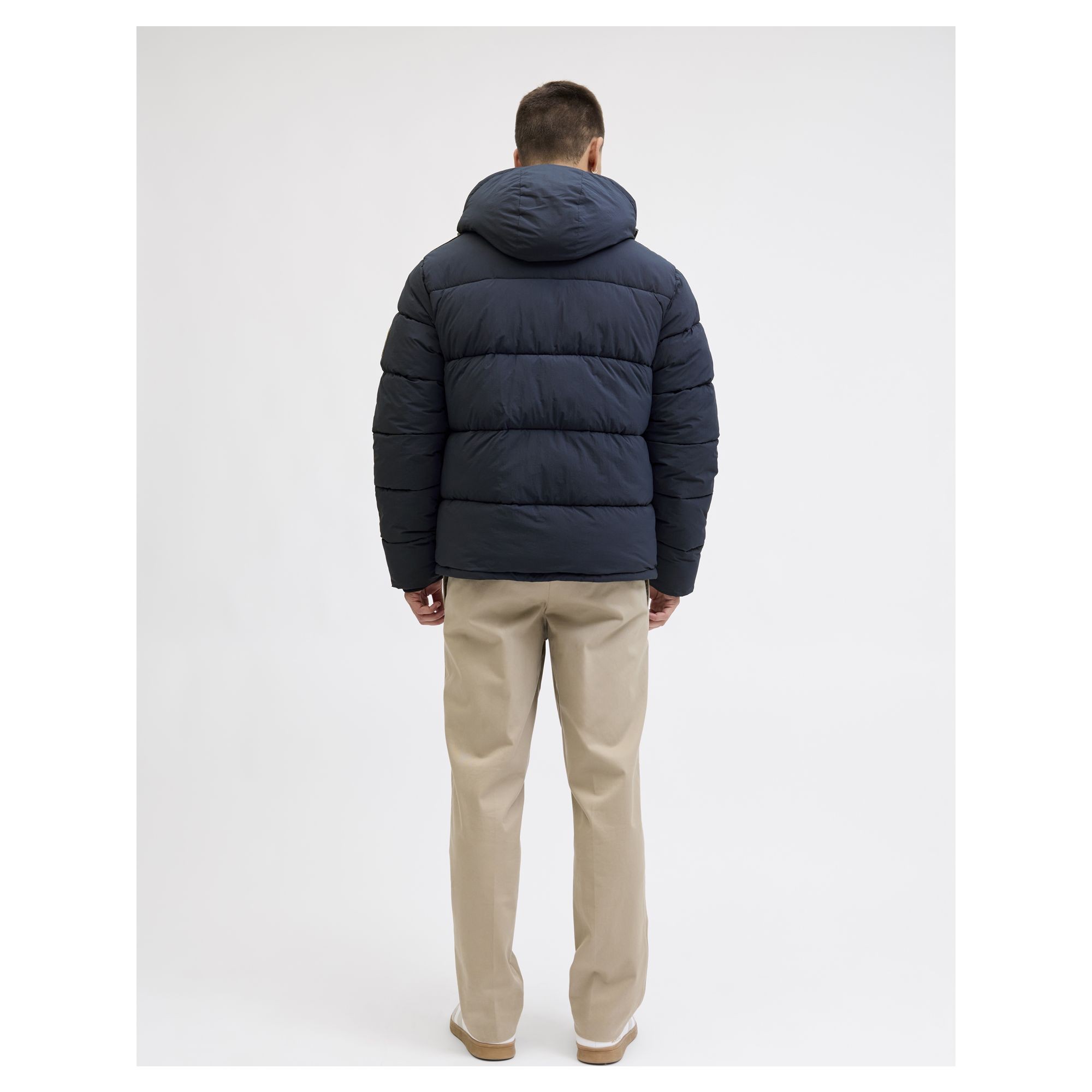 JACK & JONES Pūkinė striukė vyrams, Mėlyna, Detroit 4