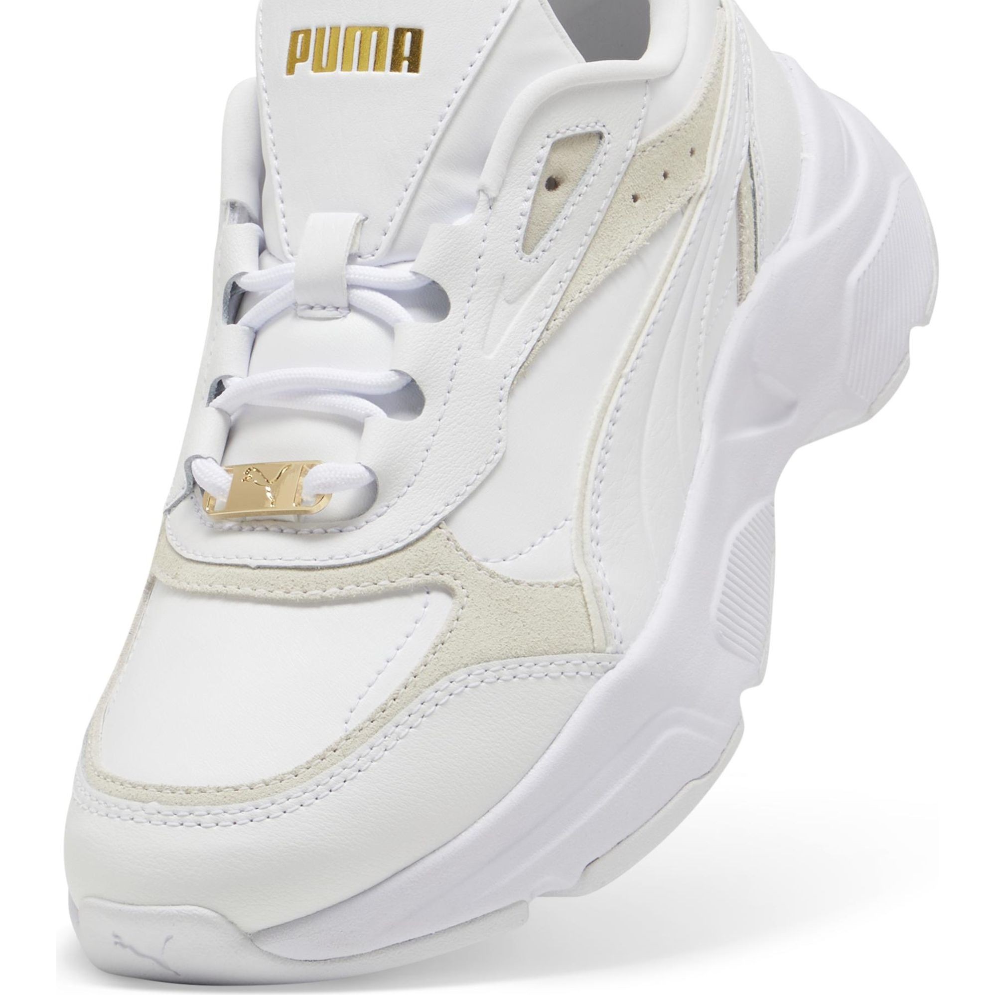 PUMA Laisvalaikio bateliai moterims, Balta, Cassia Lux sneaker 4