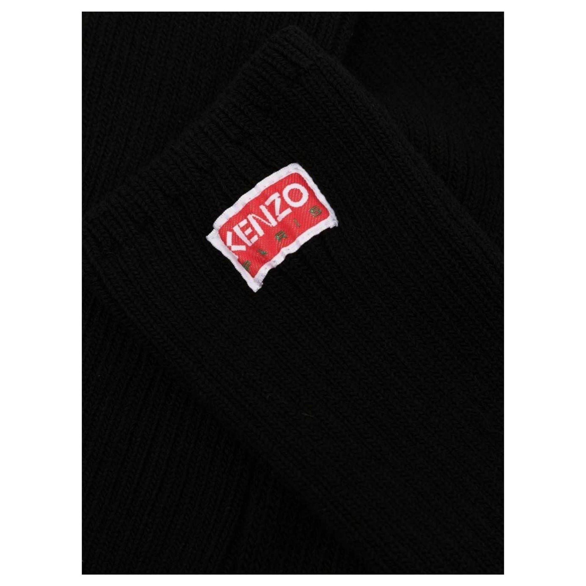 KENZO Kojinės moterims, Juoda, Socks 2