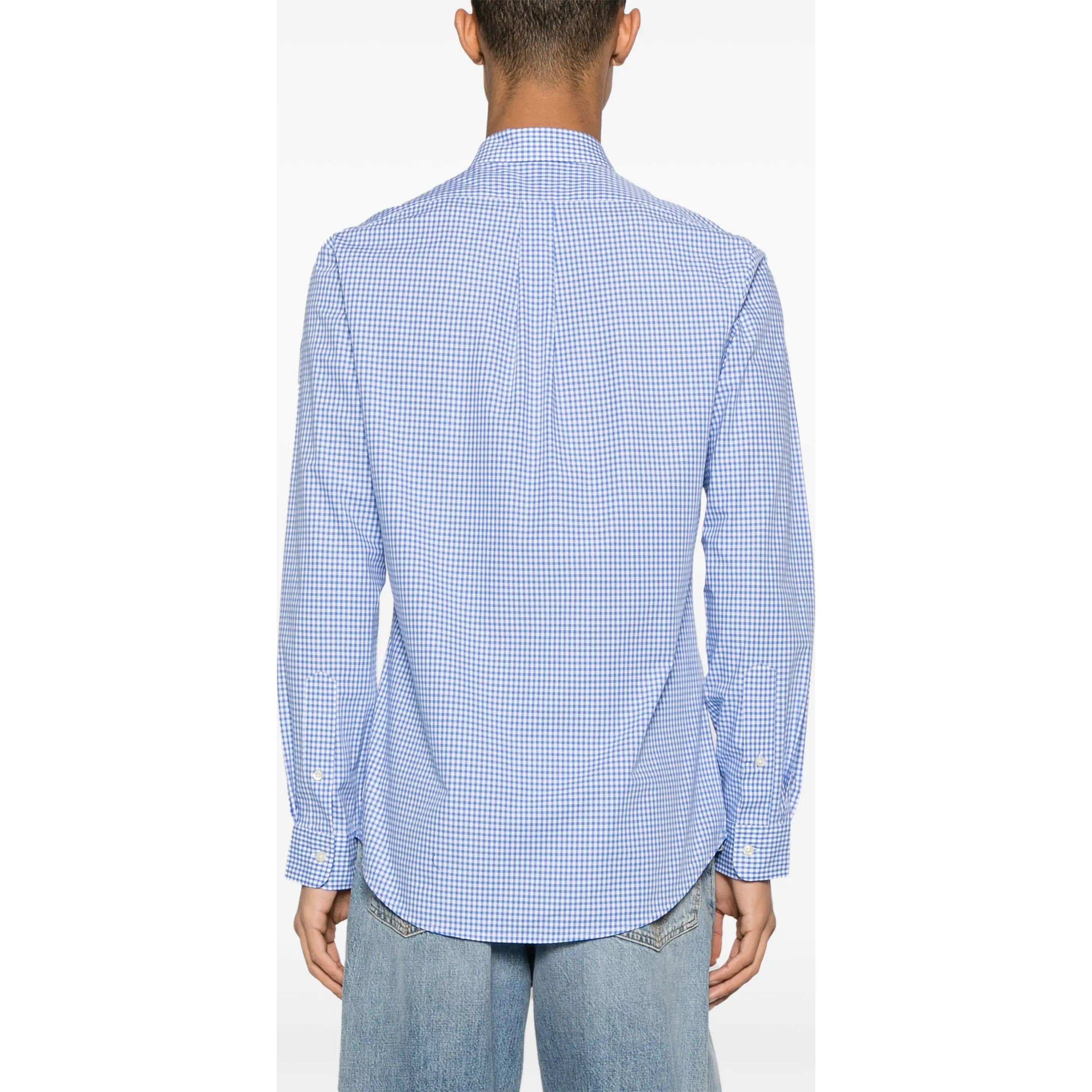 POLO RALPH LAUREN Marškiniai ilgomis rankovėmis vyrams, Mėlyna, Long sleeve sport shirt 3