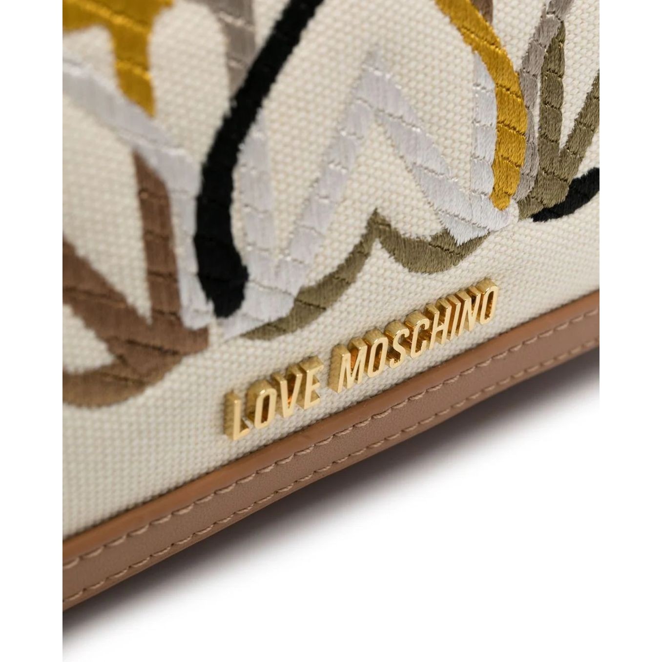 LOVE MOSCHINO Rankinė per petį moterims, Ruda, Top handle crossbody 3