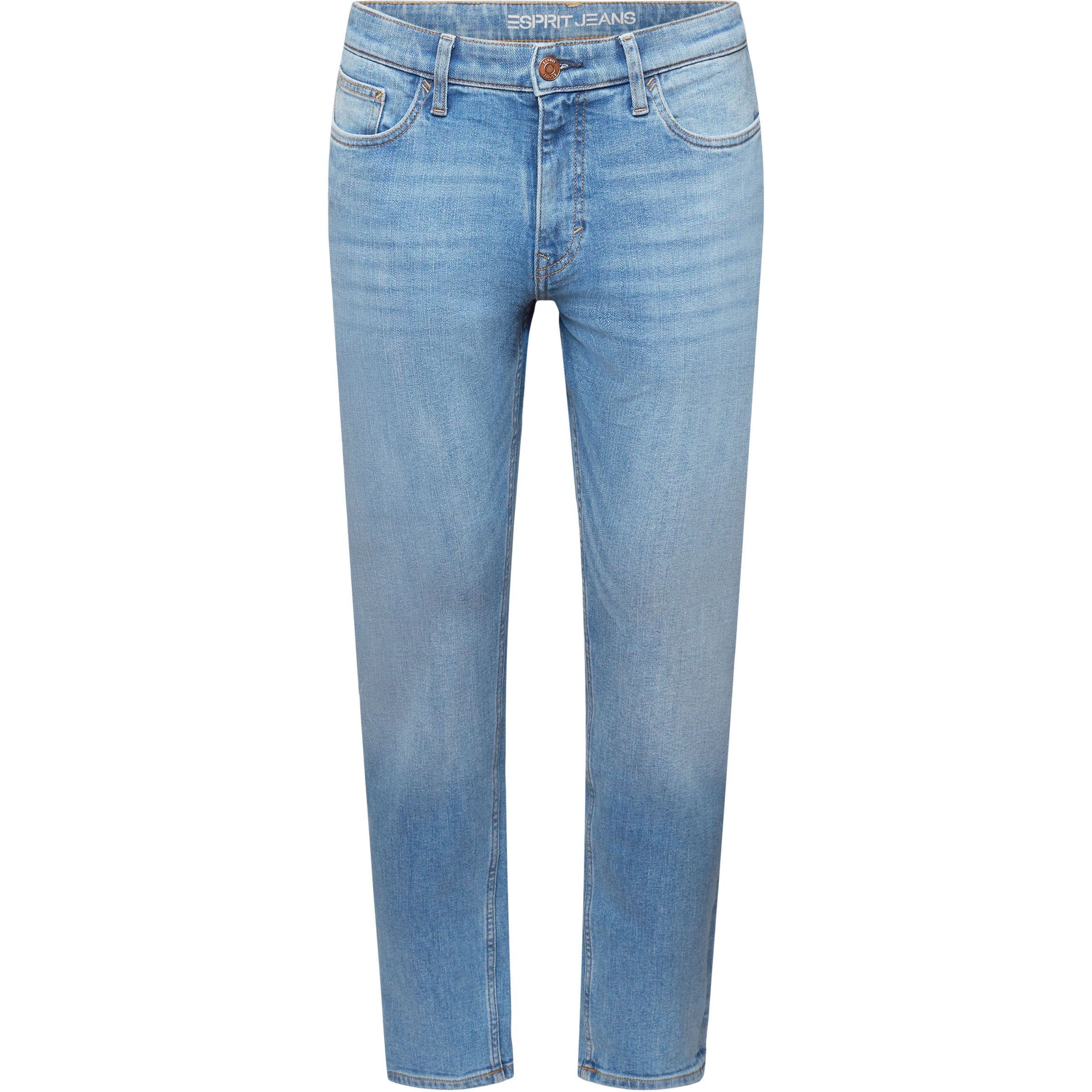 ESPRIT Slim džinsai vyrams, Mėlyna, Mid-Rise Slim Jeans 1