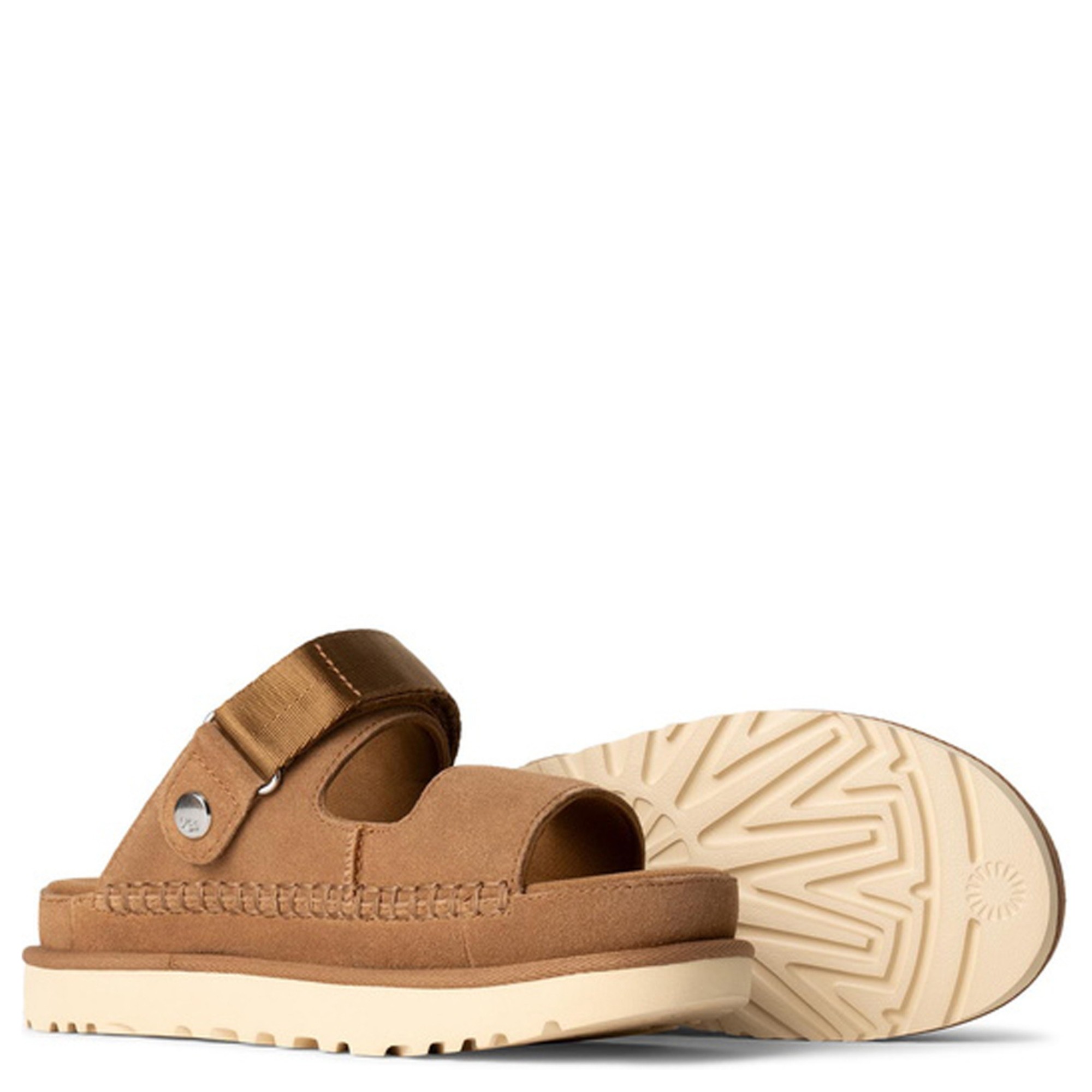 UGG Basutės moterims, Ruda, Goldenstar glide sandals 2