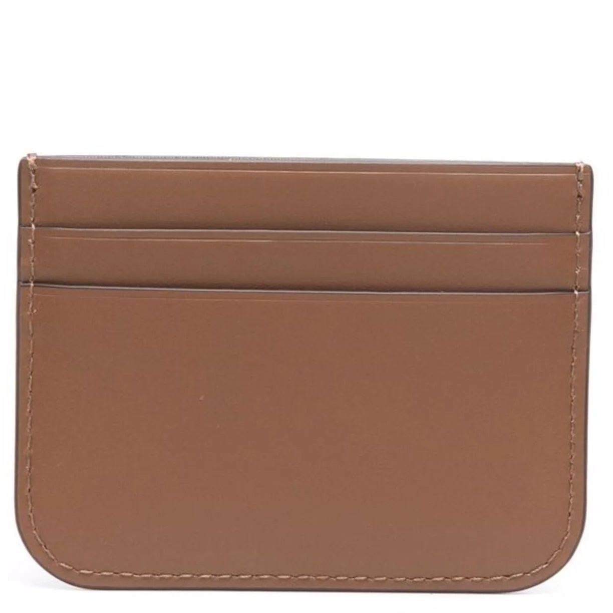 TORY BURCH Piniginė moterims, Ruda, Eleanor card case 2