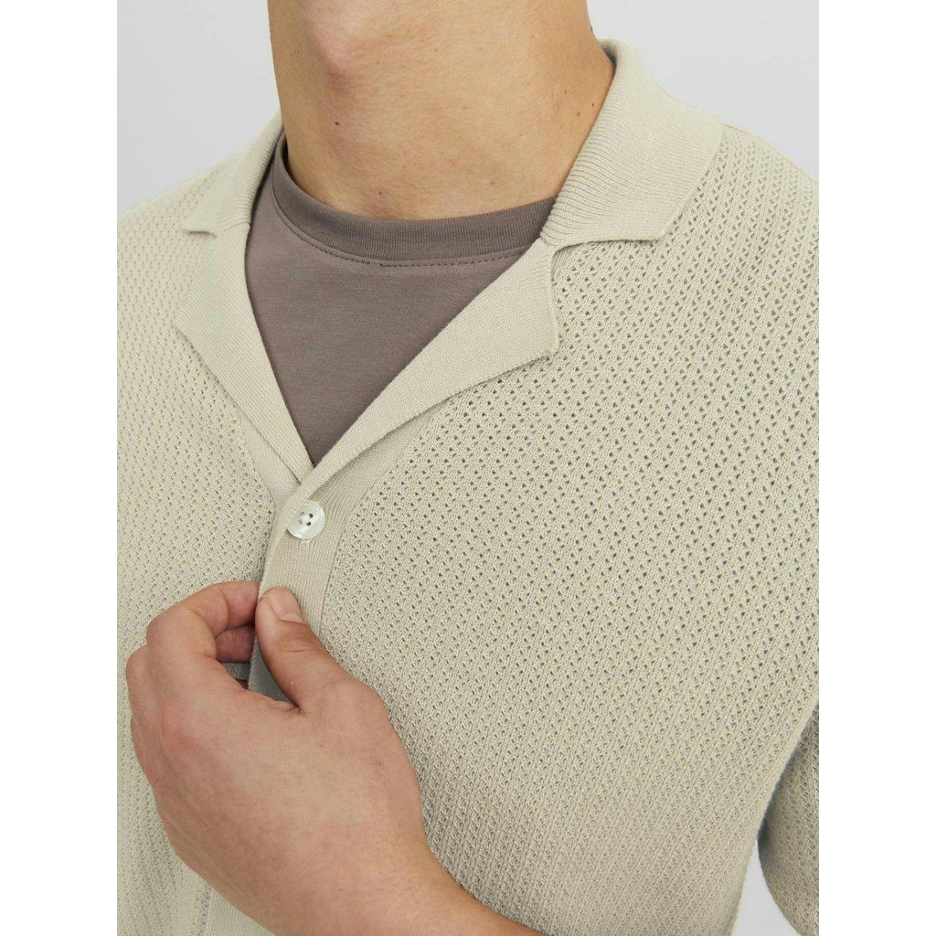 JACK & JONES Megztinis vyrams, Balta, JPRBLAWOODY KNI 7