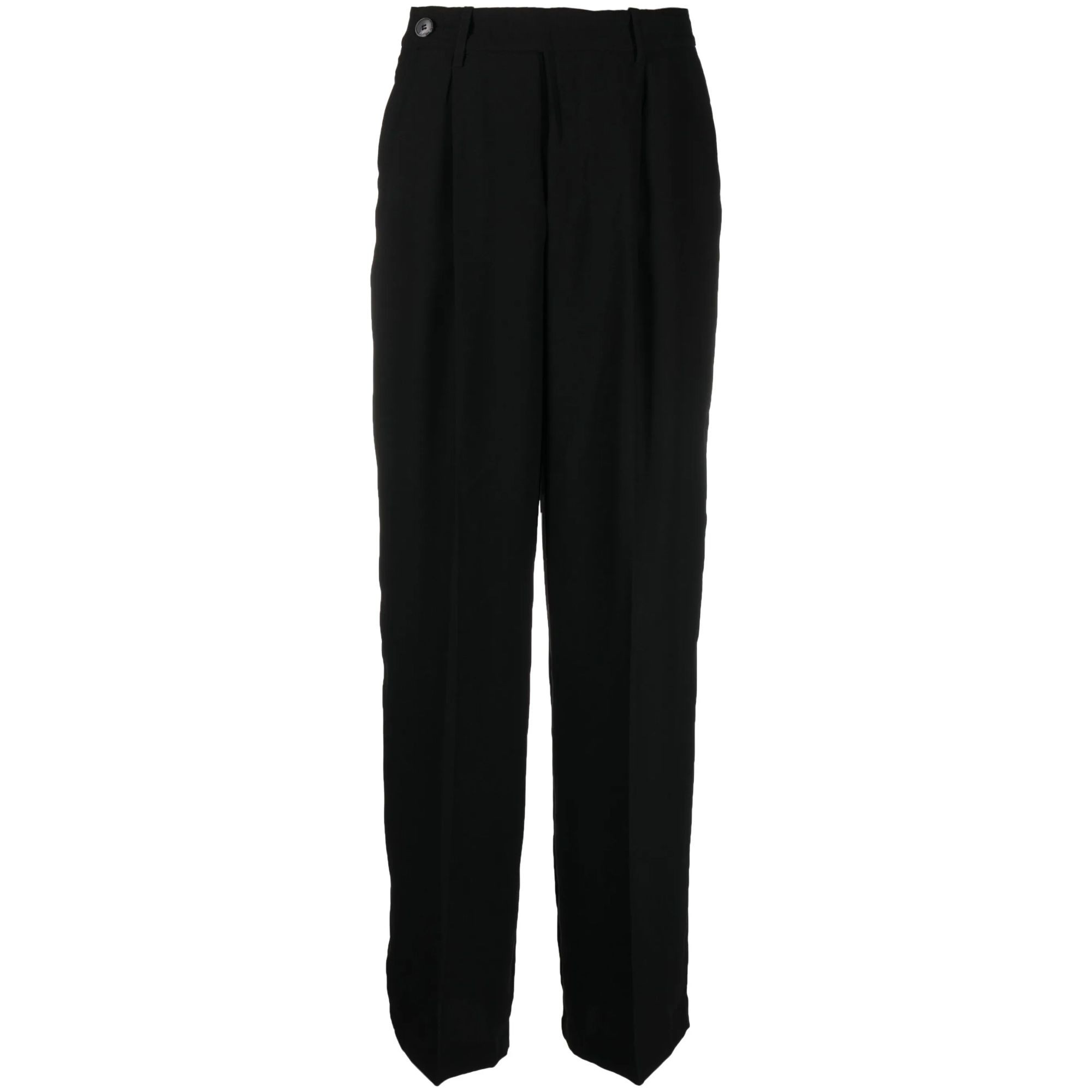 DKNY Laisvalaikio kelnės moterims, Juoda, Wide leg crepe trousers 1