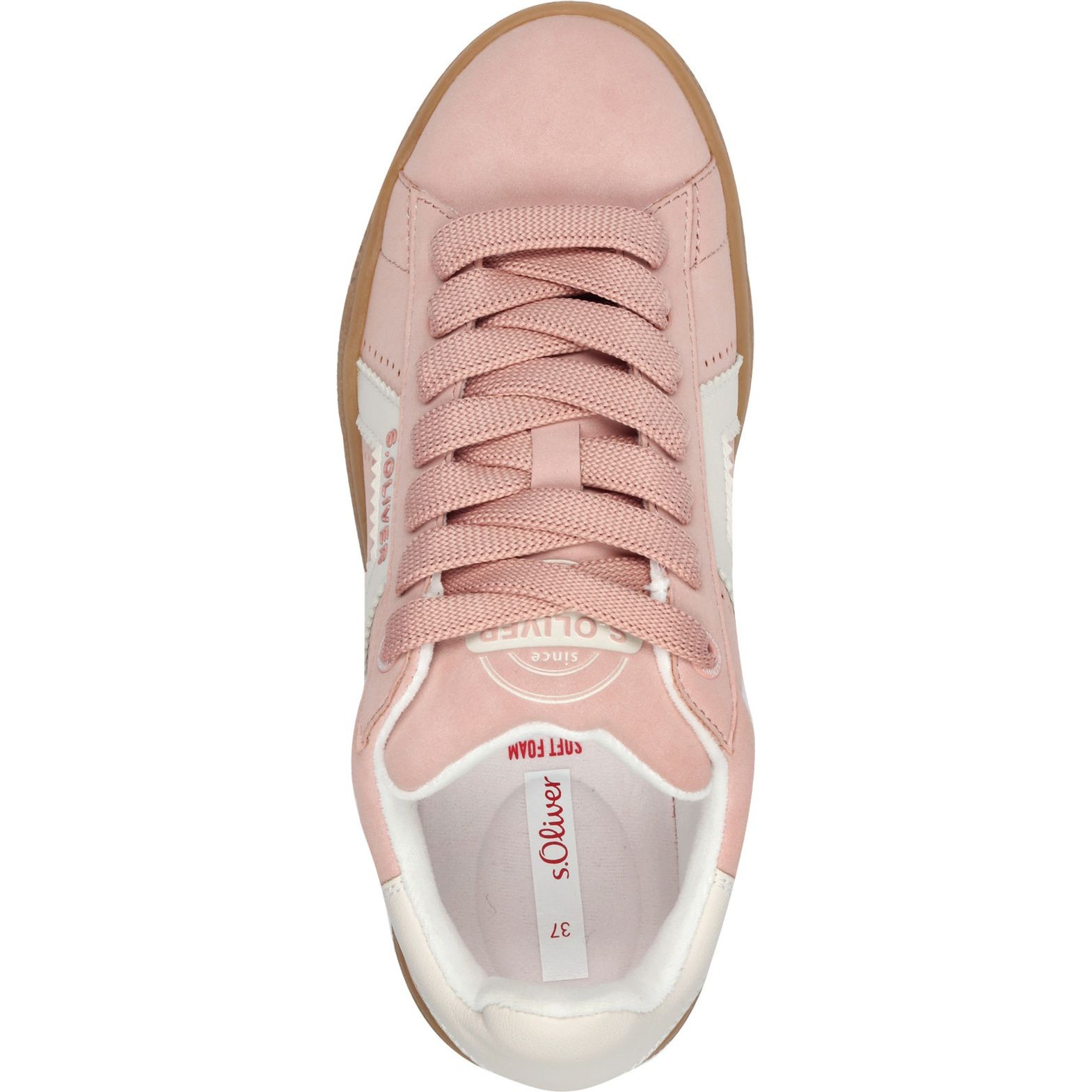 S.OLIVER Laisvalaikio bateliai moterims, Rožinė, Women Lace-up 4