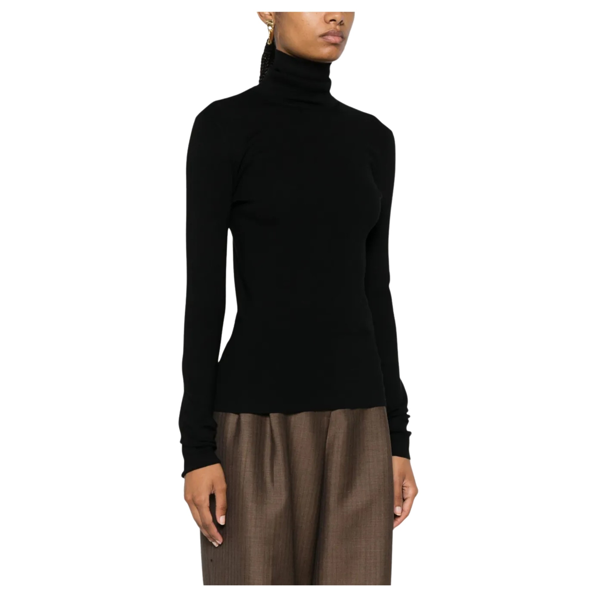 JOSEPH Megztinis moterims, Juoda, Roll-neck sweater 2