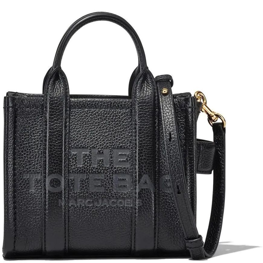 MARC JACOBS Pirkinių krepšys moterims, Juoda, The mini tote 1