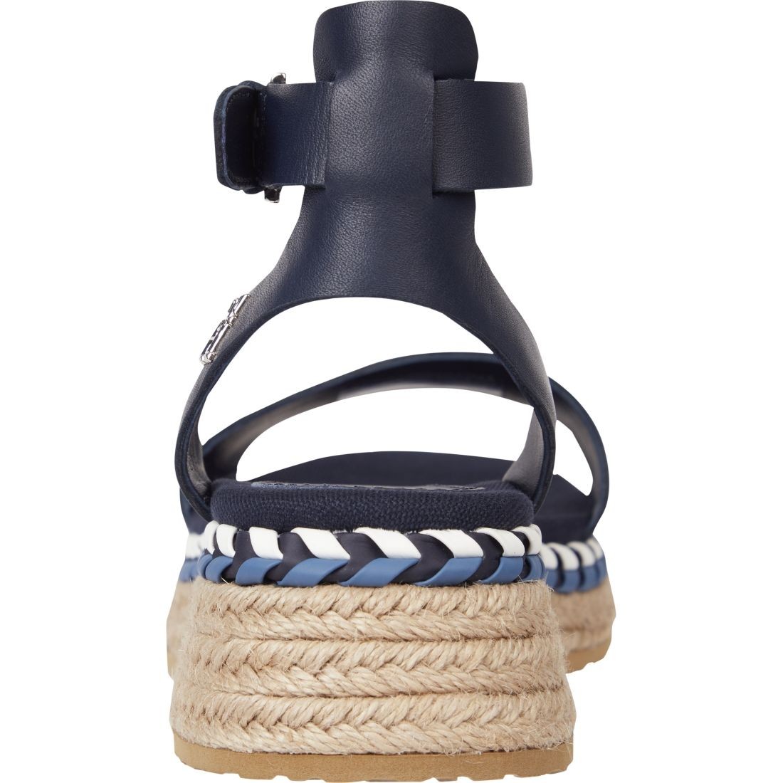 TOMMY HILFIGER Basutės moterims, Mėlyna, Low wedge sandal 6