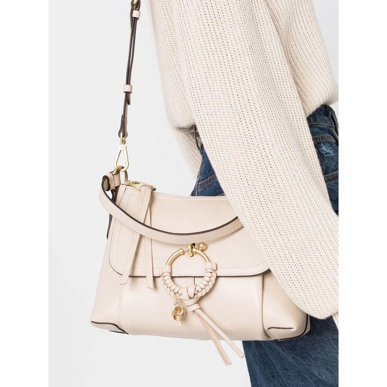 SEE BY CHLOE Rankinė per petį moterims, Pilka, Joan shoulder bag 3