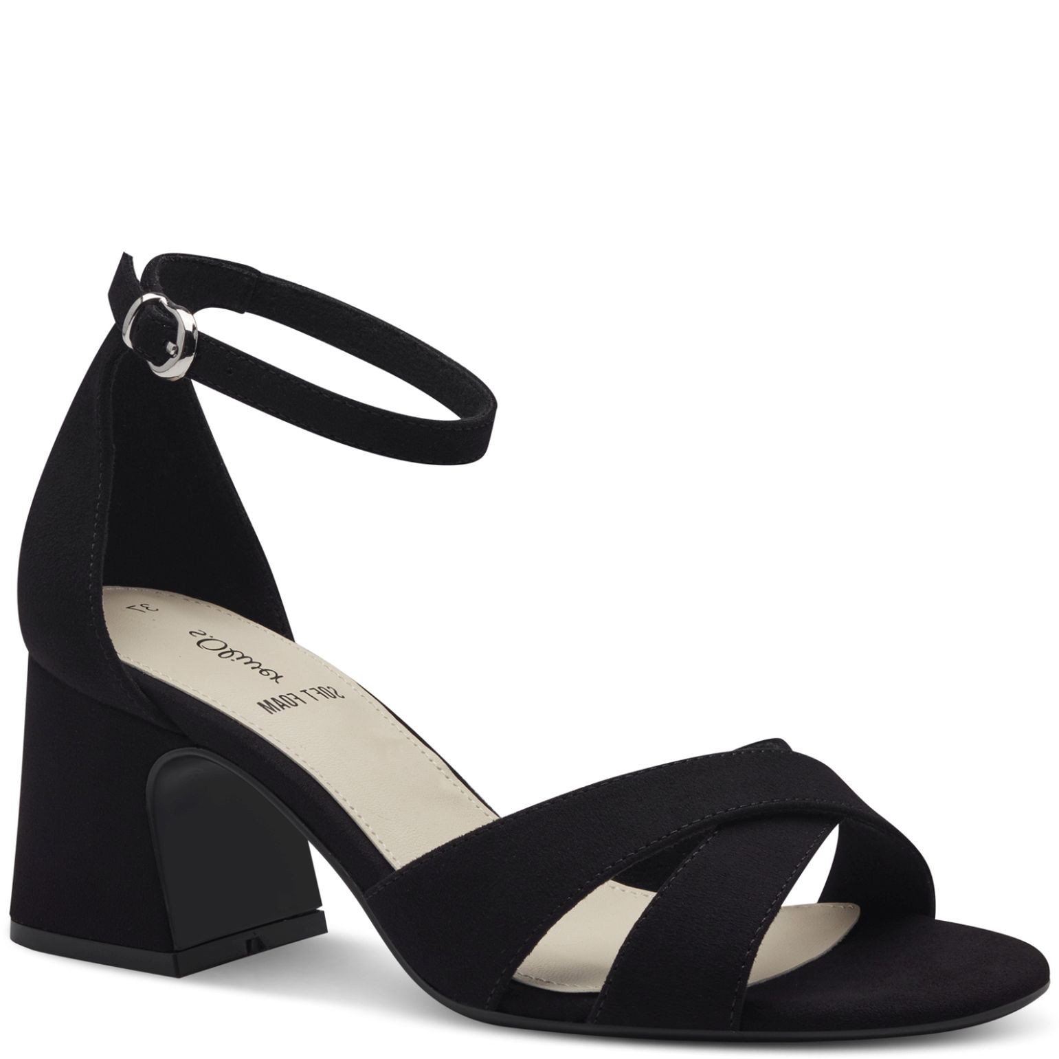 S.OLIVER Basutės moterims, Juoda, SANDALS 1