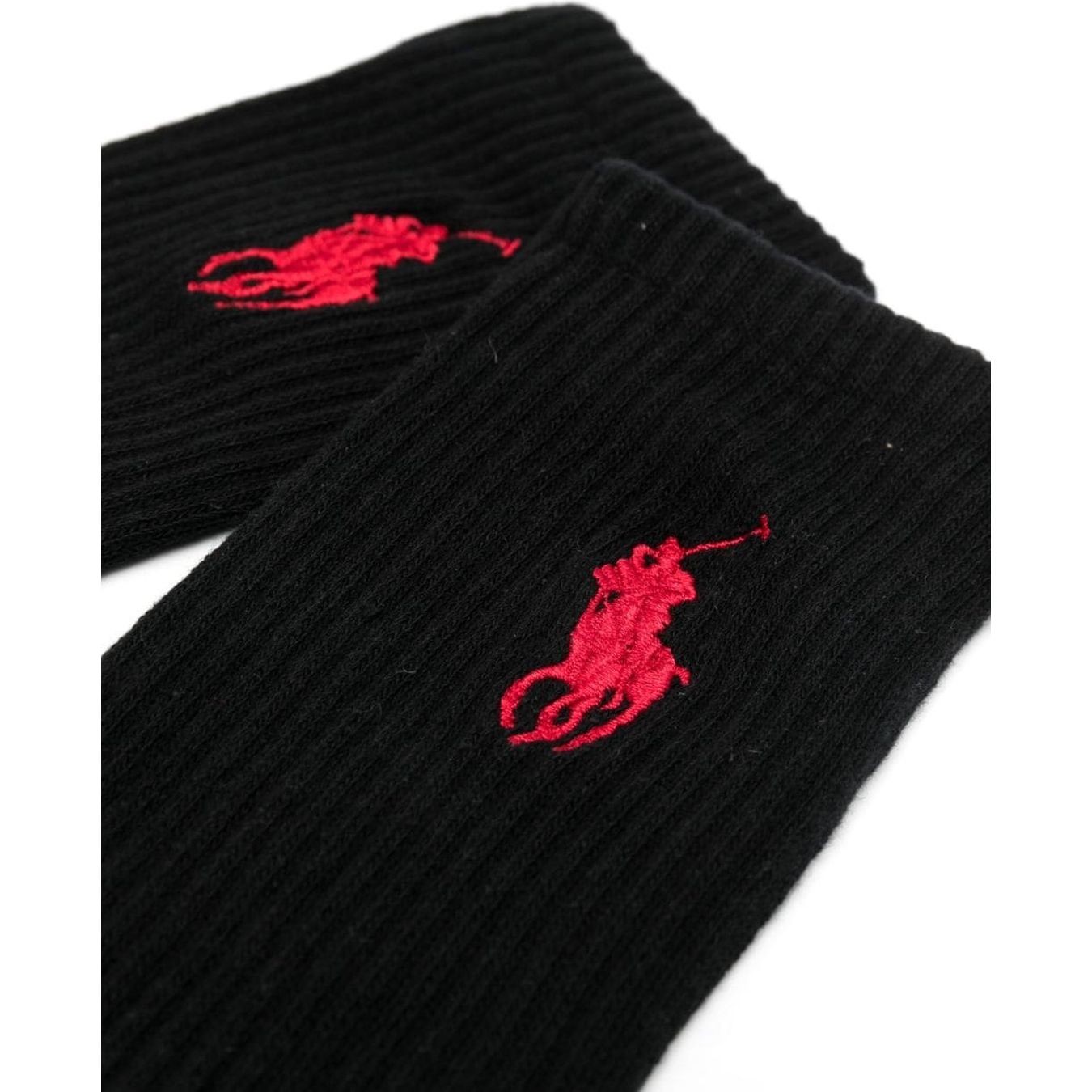 POLO RALPH LAUREN UW Kojinės vyrams, Juoda, Big pony 3-pack crew sock 2