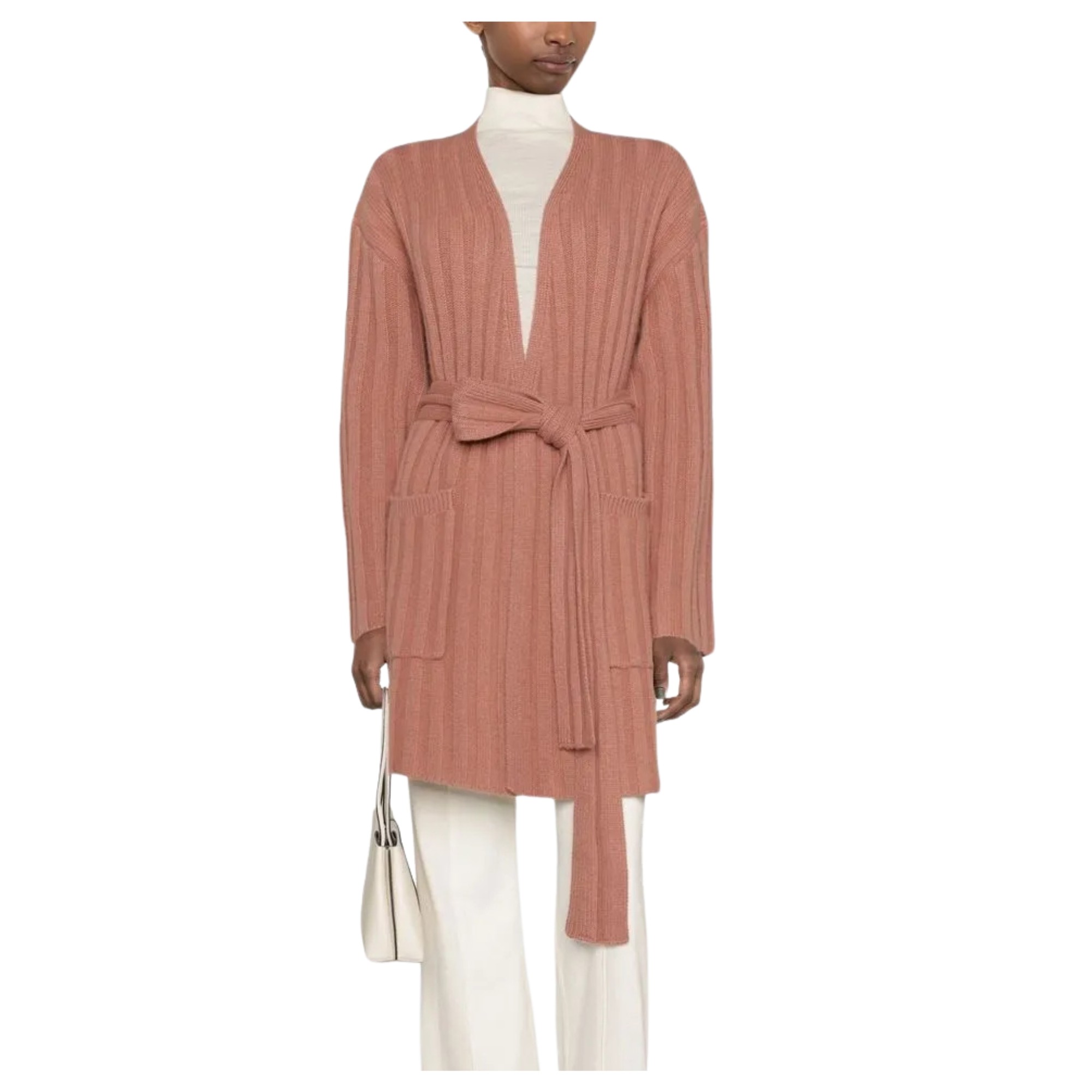 JOSEPH Kardiganas moterims, beige, Luxe cashmere cardigan 2
