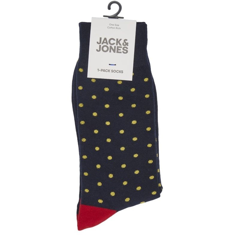 JACK & JONES Kojinės vyrams, Mėlyna, JACCOLOR DOT SOCK 2