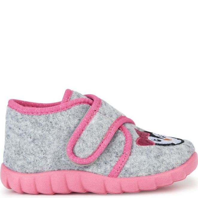 GEOX Namų šlepetės mergaitėms, Pilka, Zyzie indoor 1