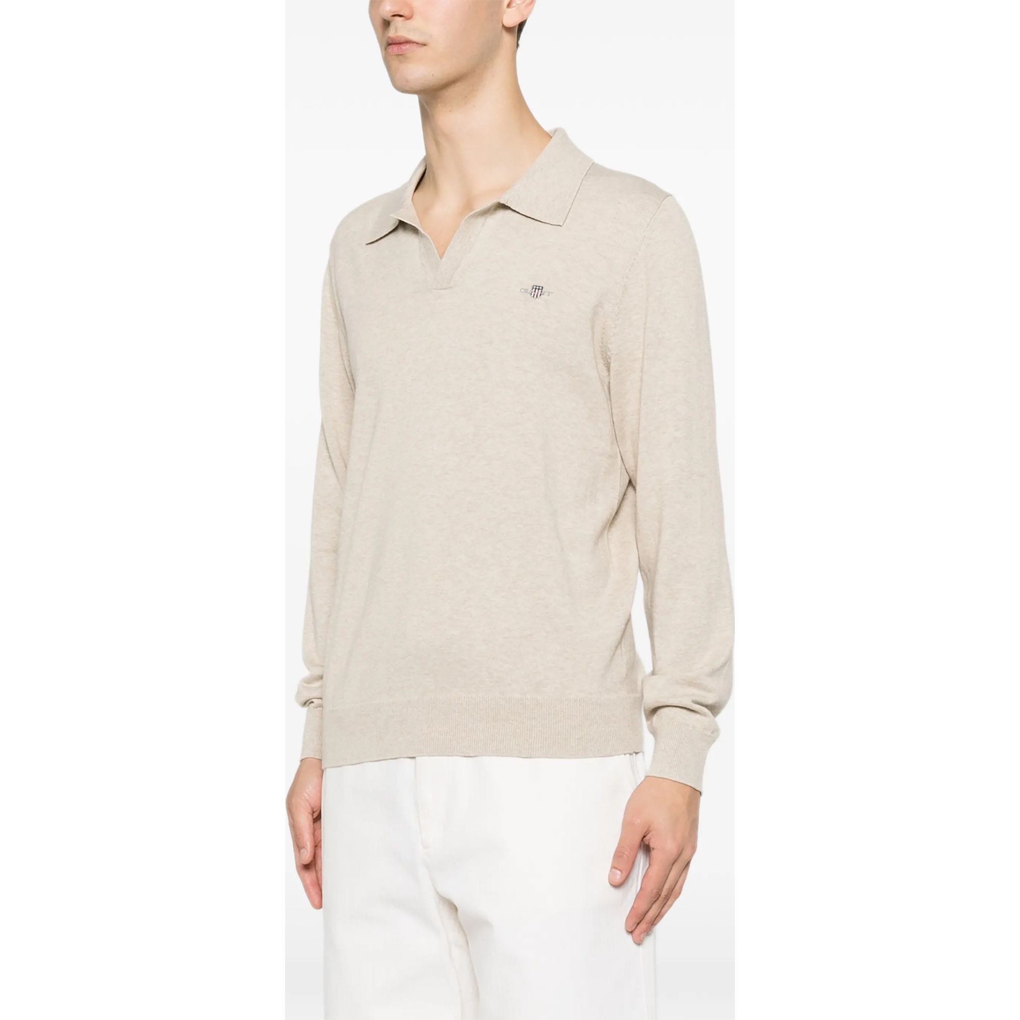 GANT Polo marškiniai trumpos rank. vyrams, Smėlio, 8030565-198 Polo short 3