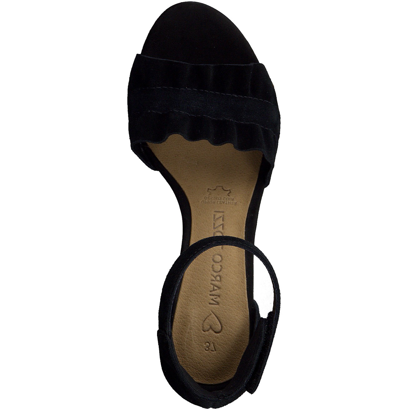 MARCO TOZZI Basutės moterims, Juoda, SANDALS 4