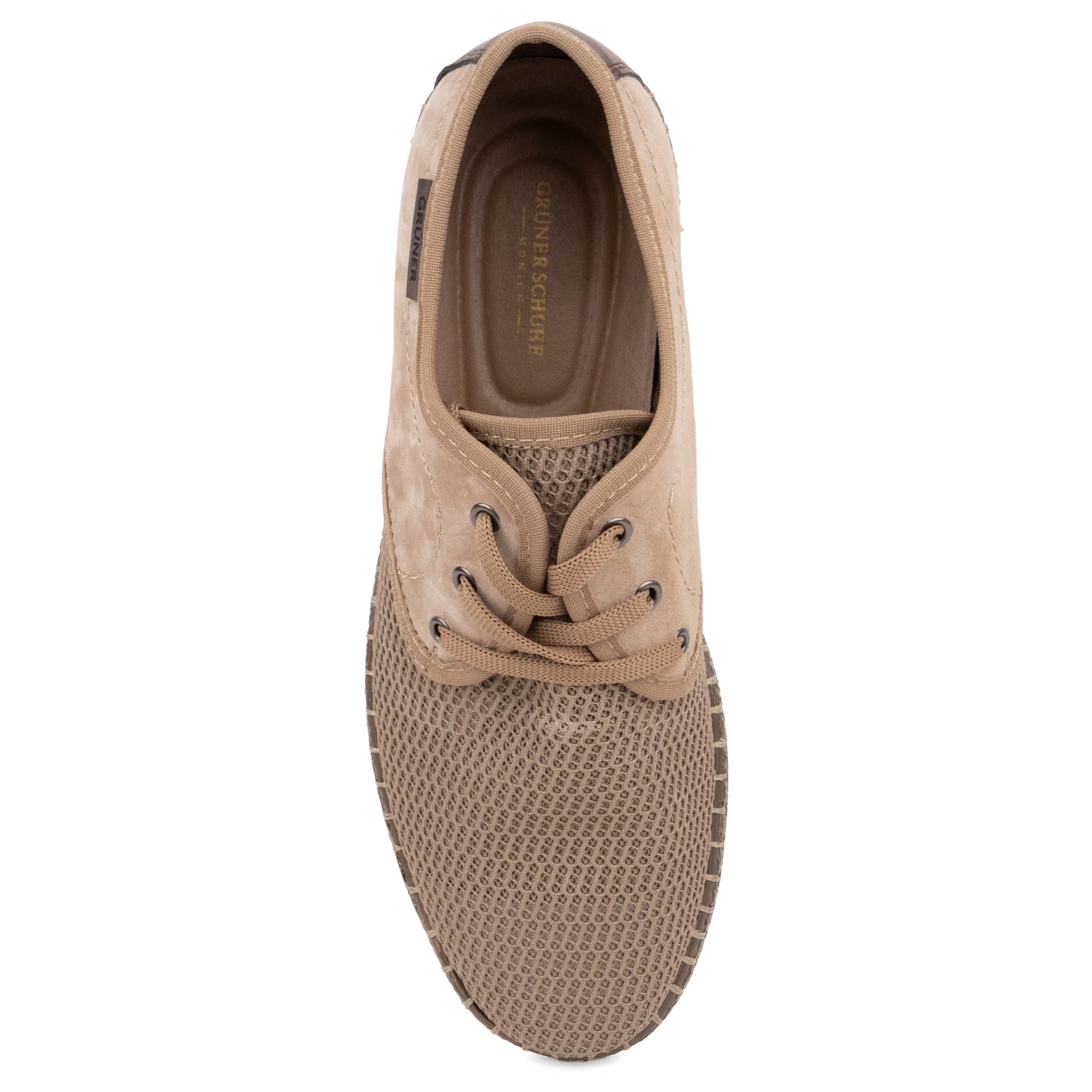 GRUNER SCHUHE Laisvalaikio bateliai vyrams, Smėlio, Leisure 4