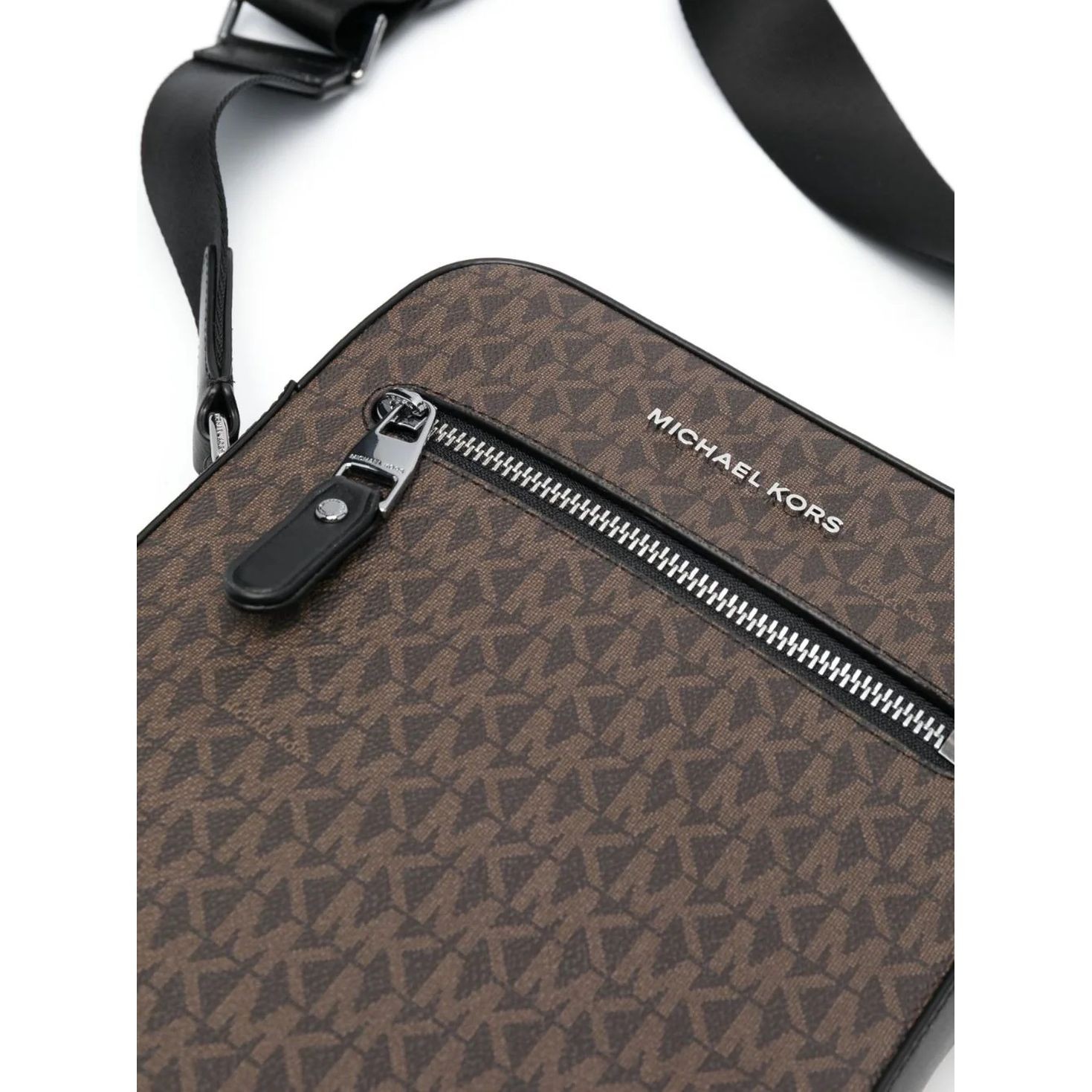 MICHAEL KORS Rankinė per petį vyrams, Ruda, Flight bag 3