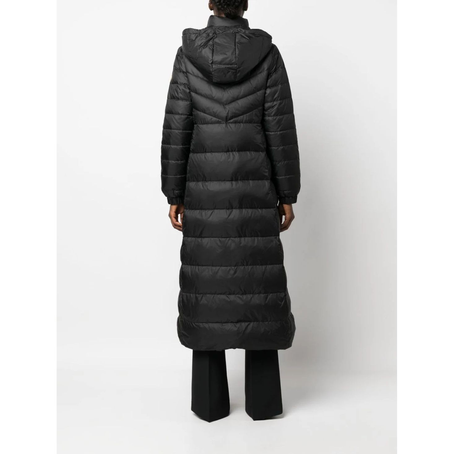 TWINSET Pūkinis paltas moterims, Juoda, Puffed coat 4