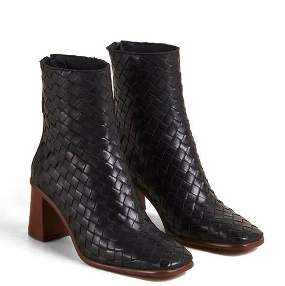 ALOHAS Aulinukai moterims, Juoda, West booties 2