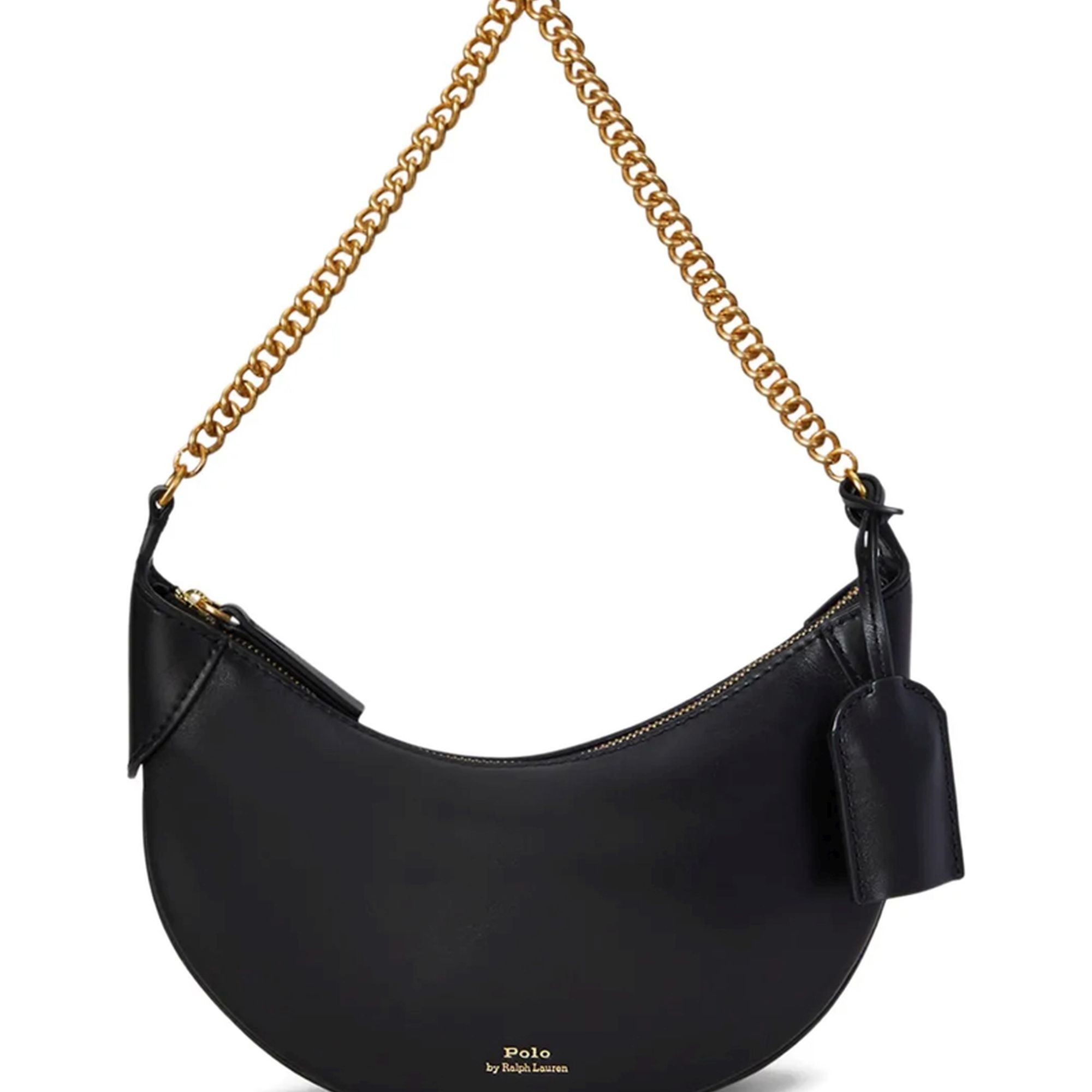 POLO RALPH LAUREN Rankinė per petį moterims, Juoda, P id mn chn-crossbody-small 1