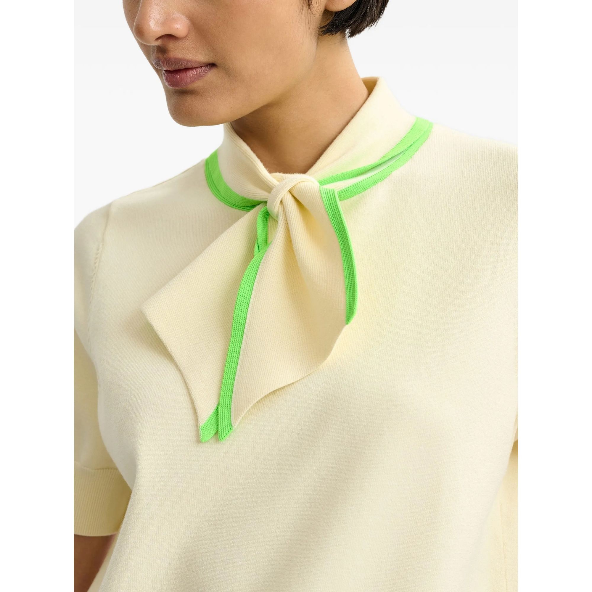 ESSENTIEL ANTWERP Polo marškiniai trumpos rank. moterims, Marga, 1 contrast colour polo 5