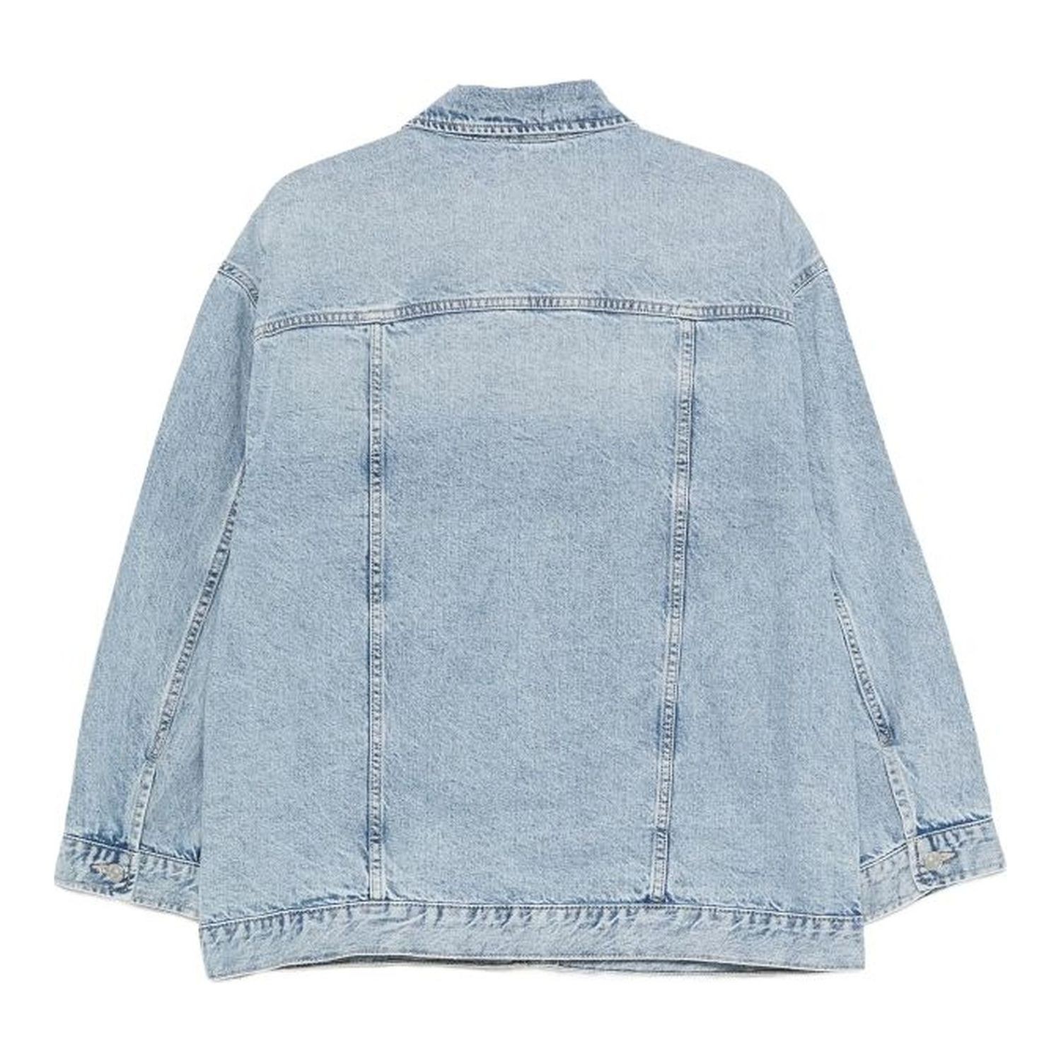 DKNY Džinsinis švarkas moterims, Mėlyna, High rise button front skirt 2