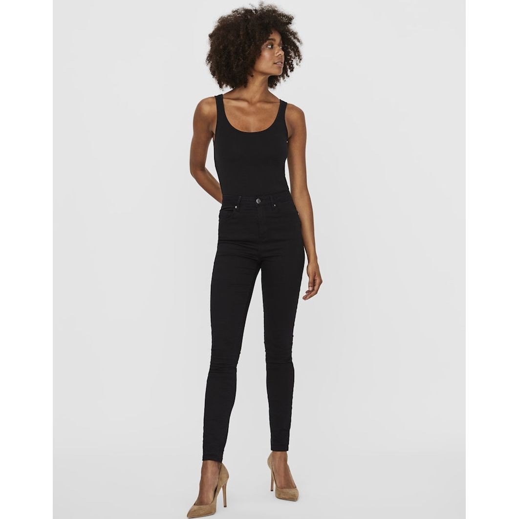 VERO MODA Marškinėliai moterims, Juoda, VMMAXI MY SOFT LONG 5