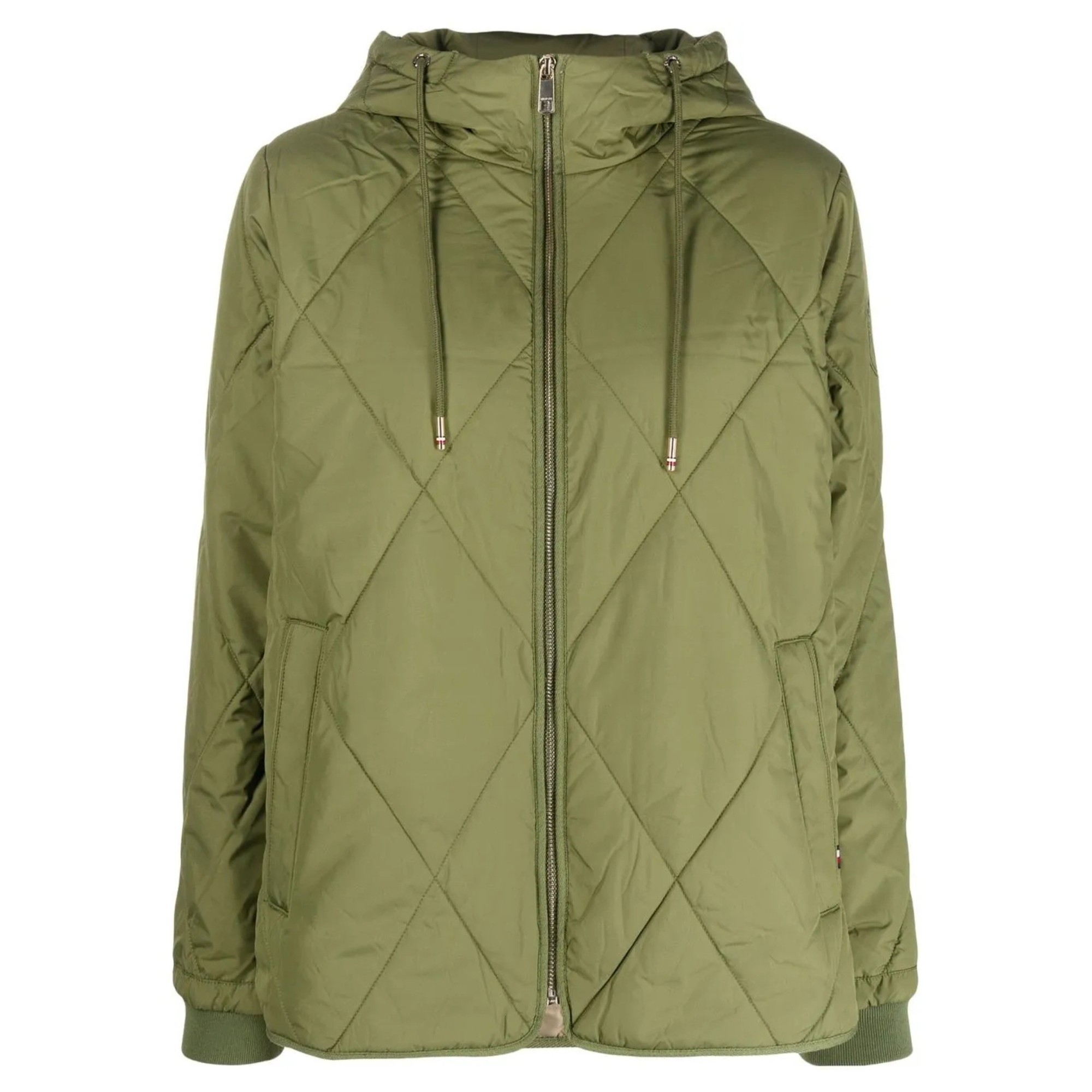 TOMMY HILFIGER Pūkinė striukė moterims, Žalia, Padded jackets 1