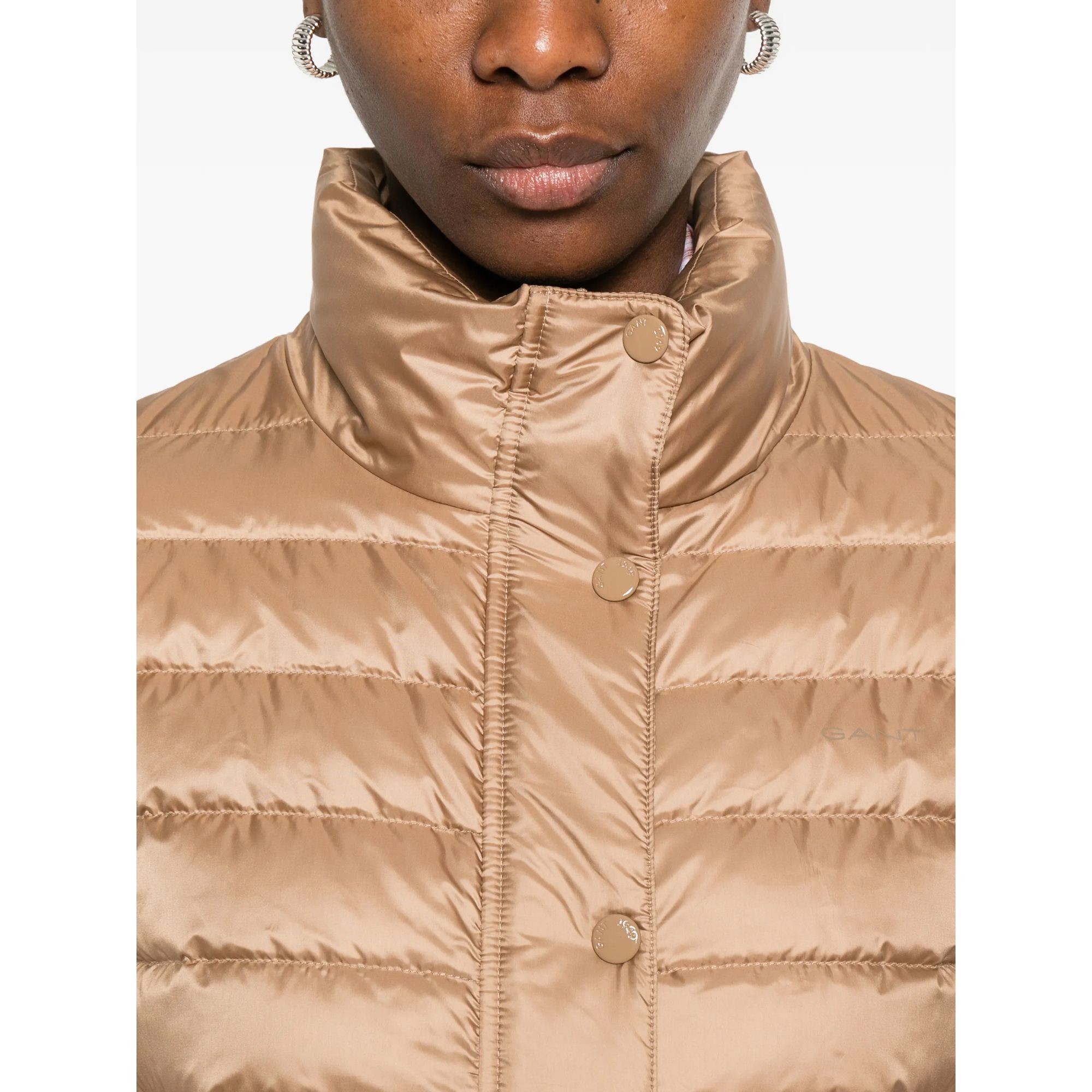 GANT Striukė moterims, Chaki, LIGHT DOWN JACKET 5