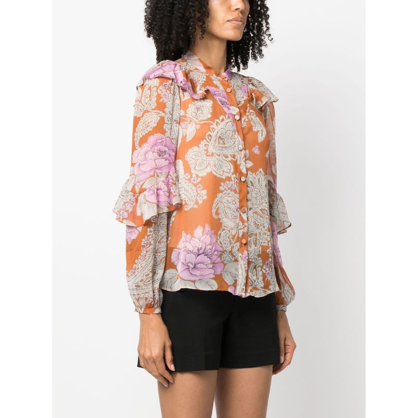 TWINSET Marškiniai ilgomis rankovėmis moterims, Ruda, Shirts 3