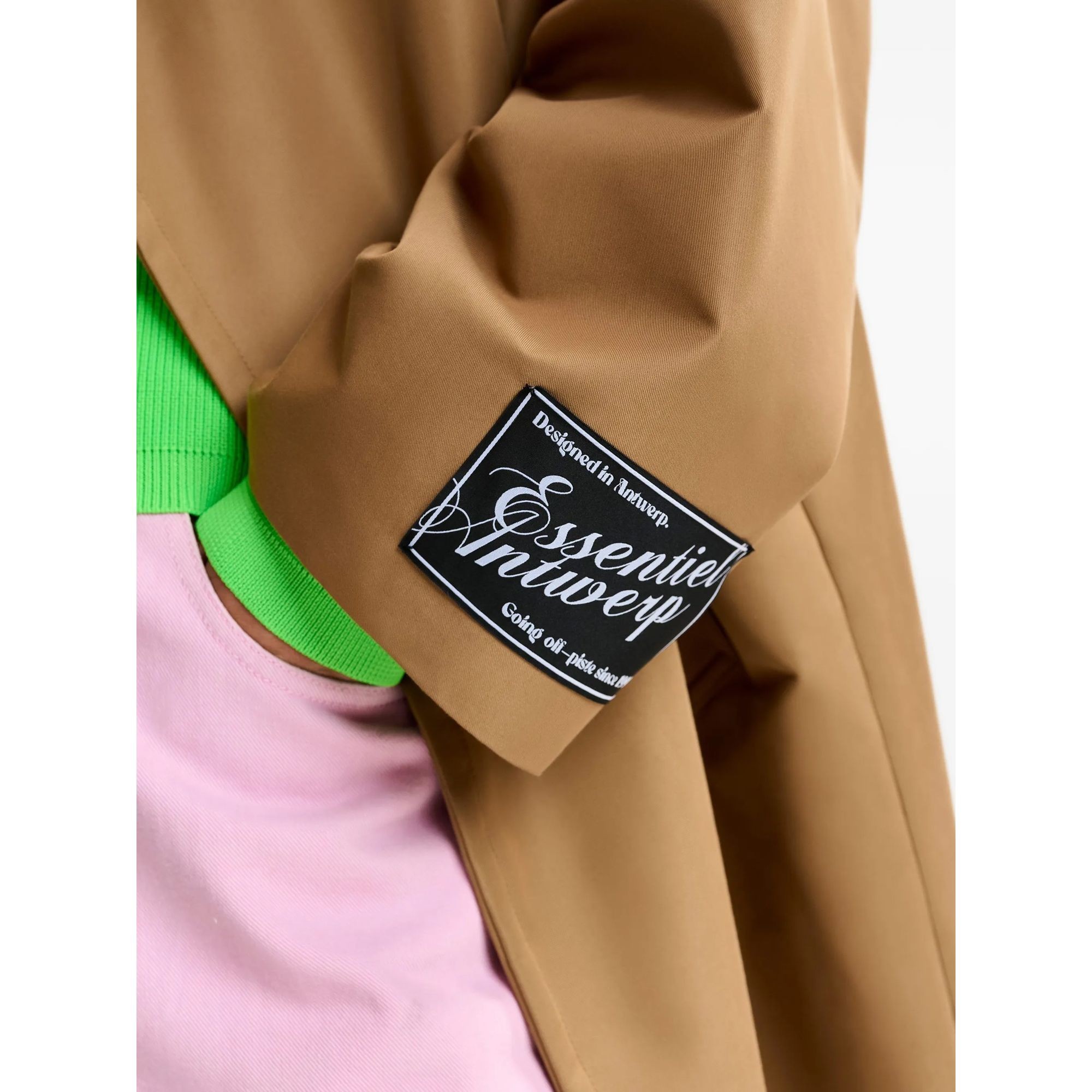 ESSENTIEL ANTWERP Lietpaltis moterims, Ruda, 1 oversized trench coat 5