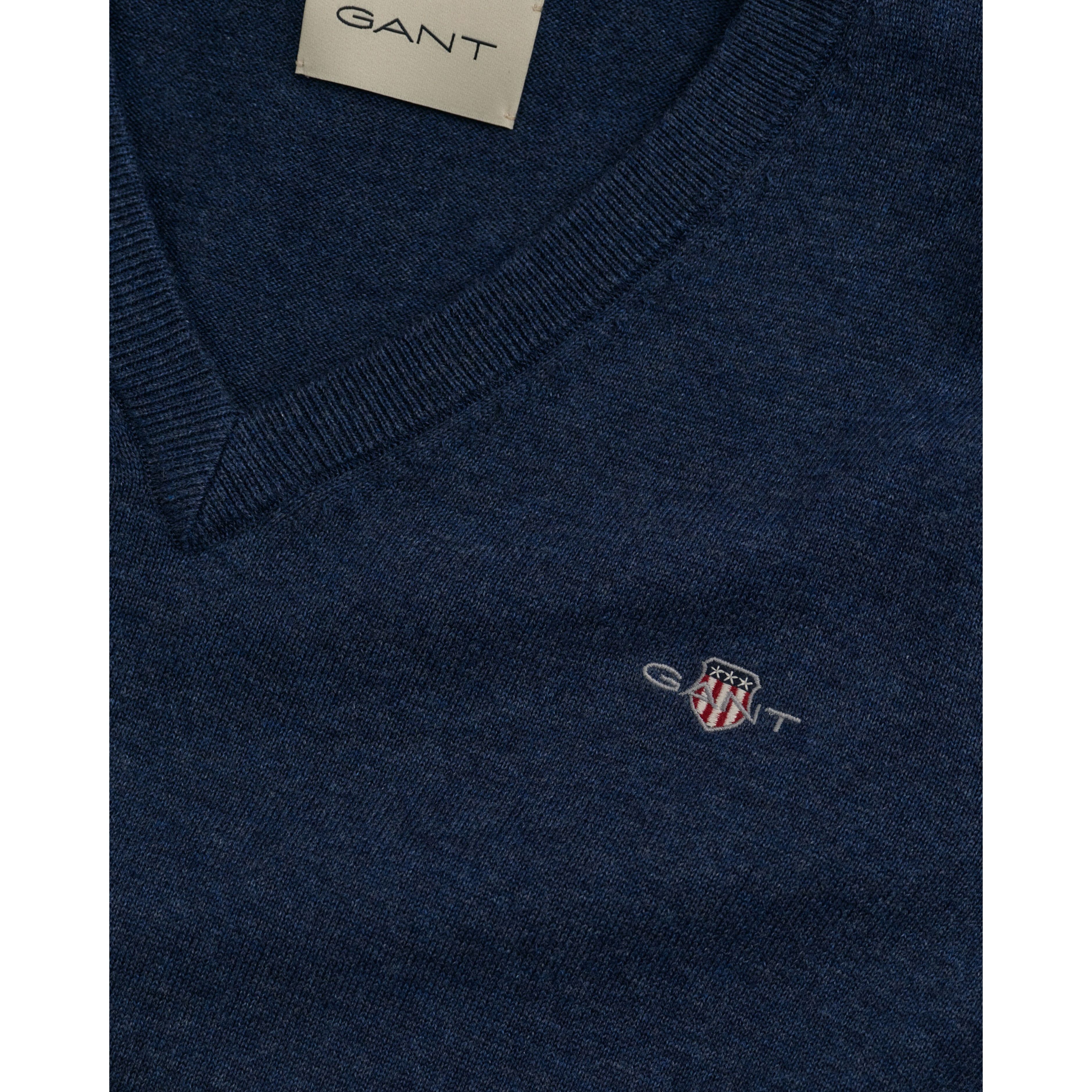 GANT Megztinis vyrams, Mėlyna, CLASSIC COTTON 2