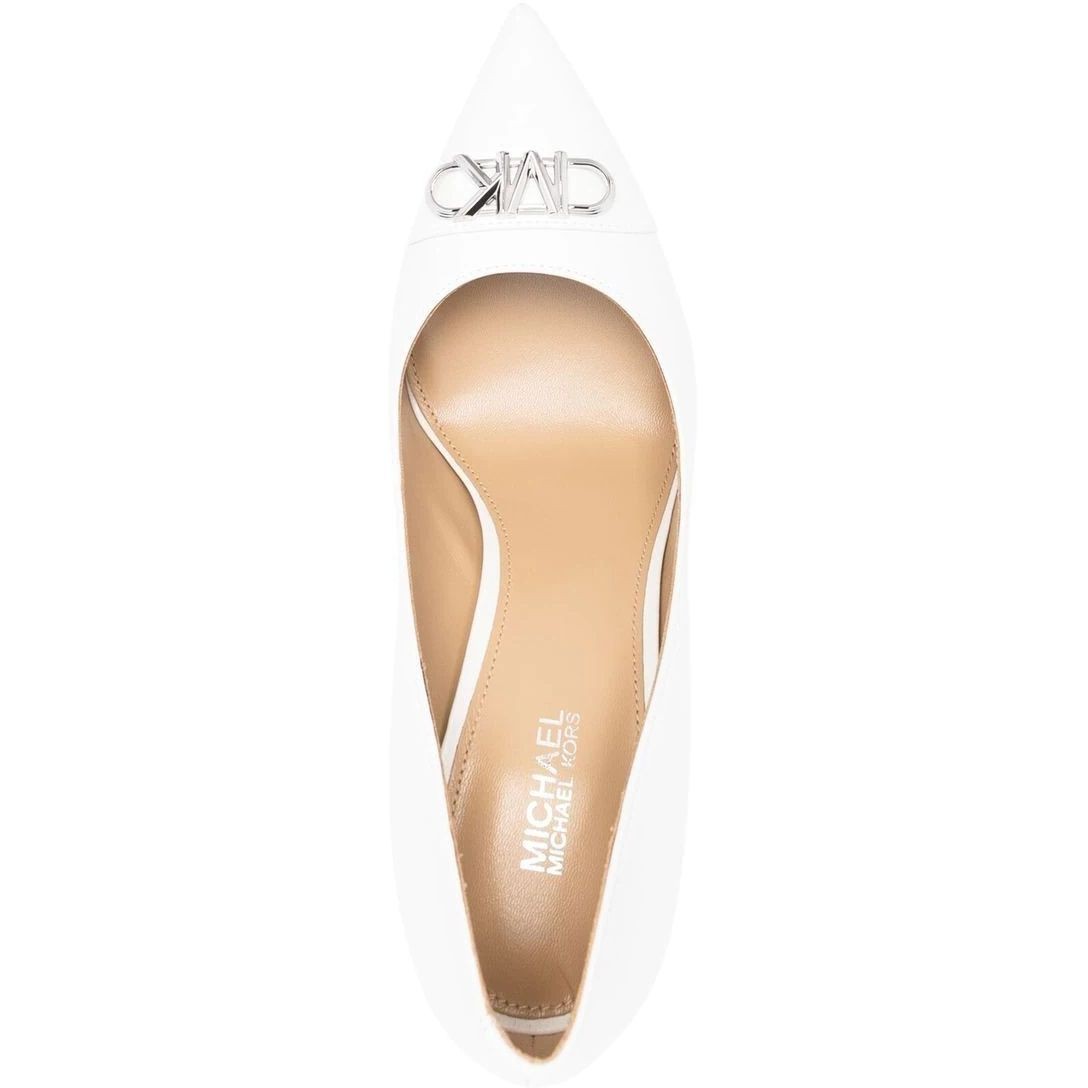 MICHAEL KORS Aukštakulniai moterims, Balta, Parker leather pump  4