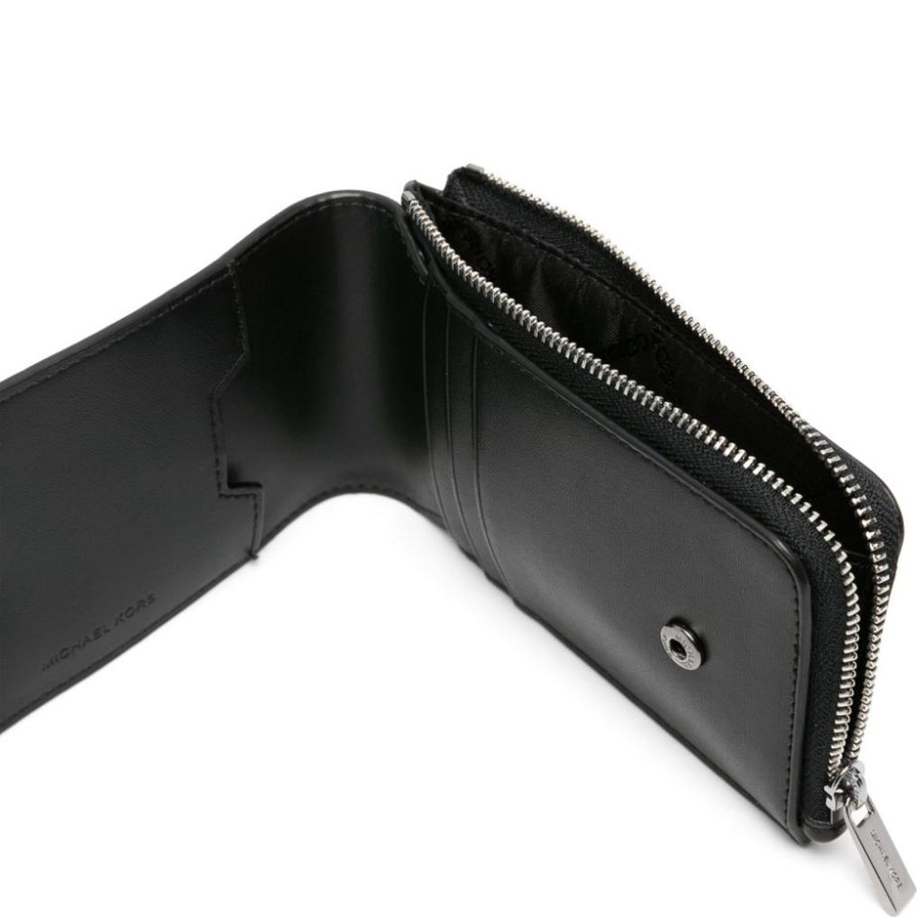 MICHAEL KORS Piniginė vyrams, Juoda, Flap zip coin wallet 2