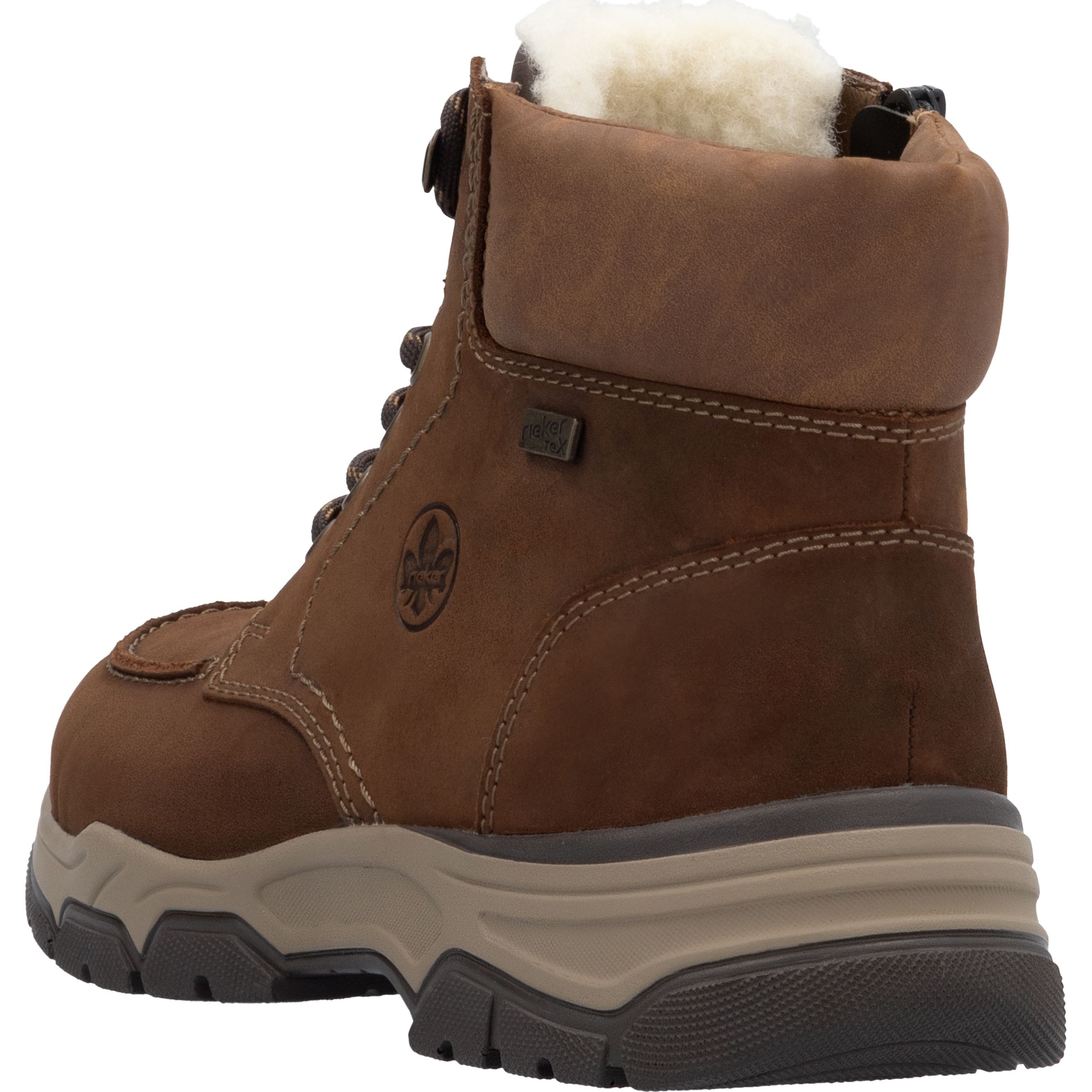 RIEKER Aulinukai vyrams, Ruda, BOOTIES 4