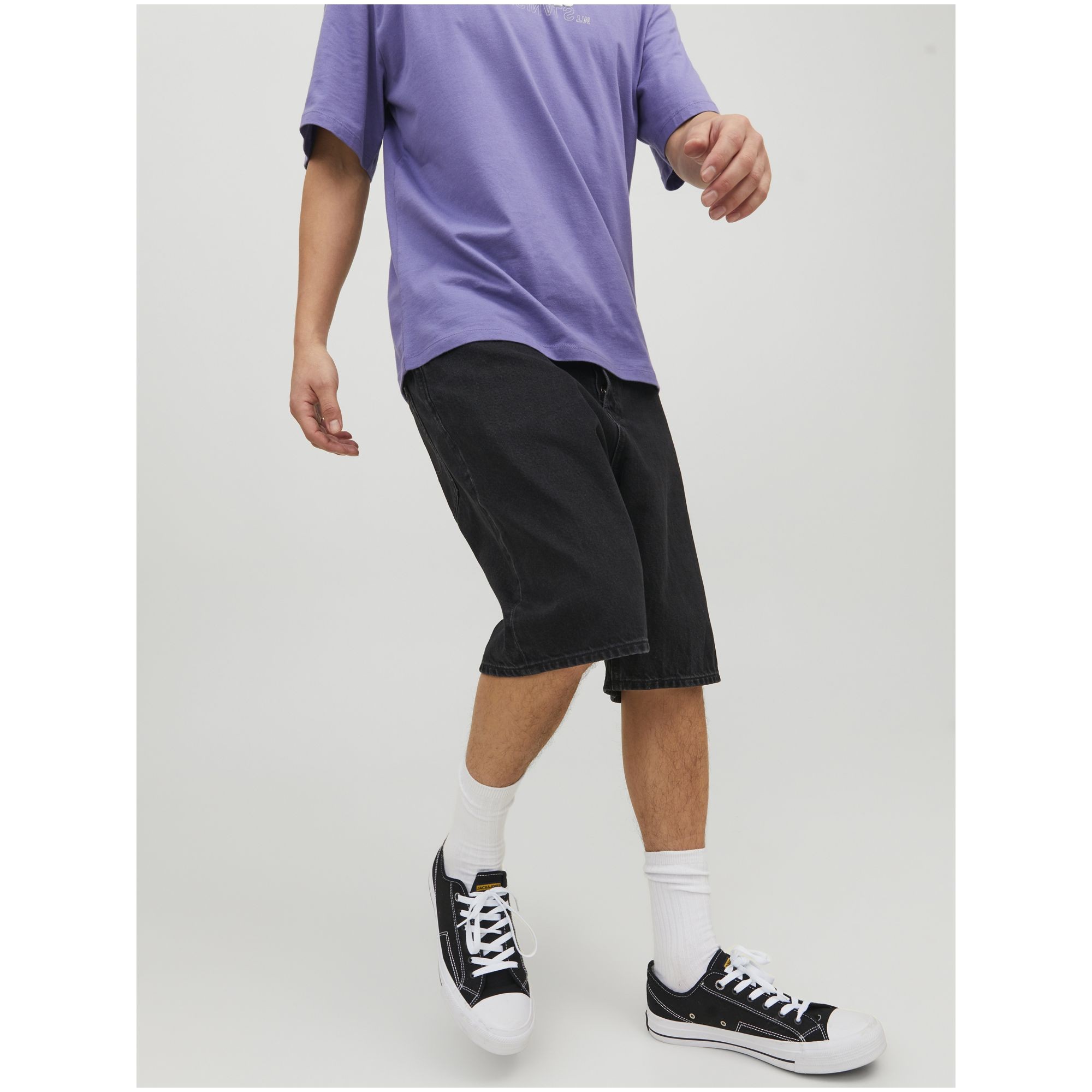 JACK & JONES Šortai vyrams, Juoda, JJIALEX JJORIGI 6