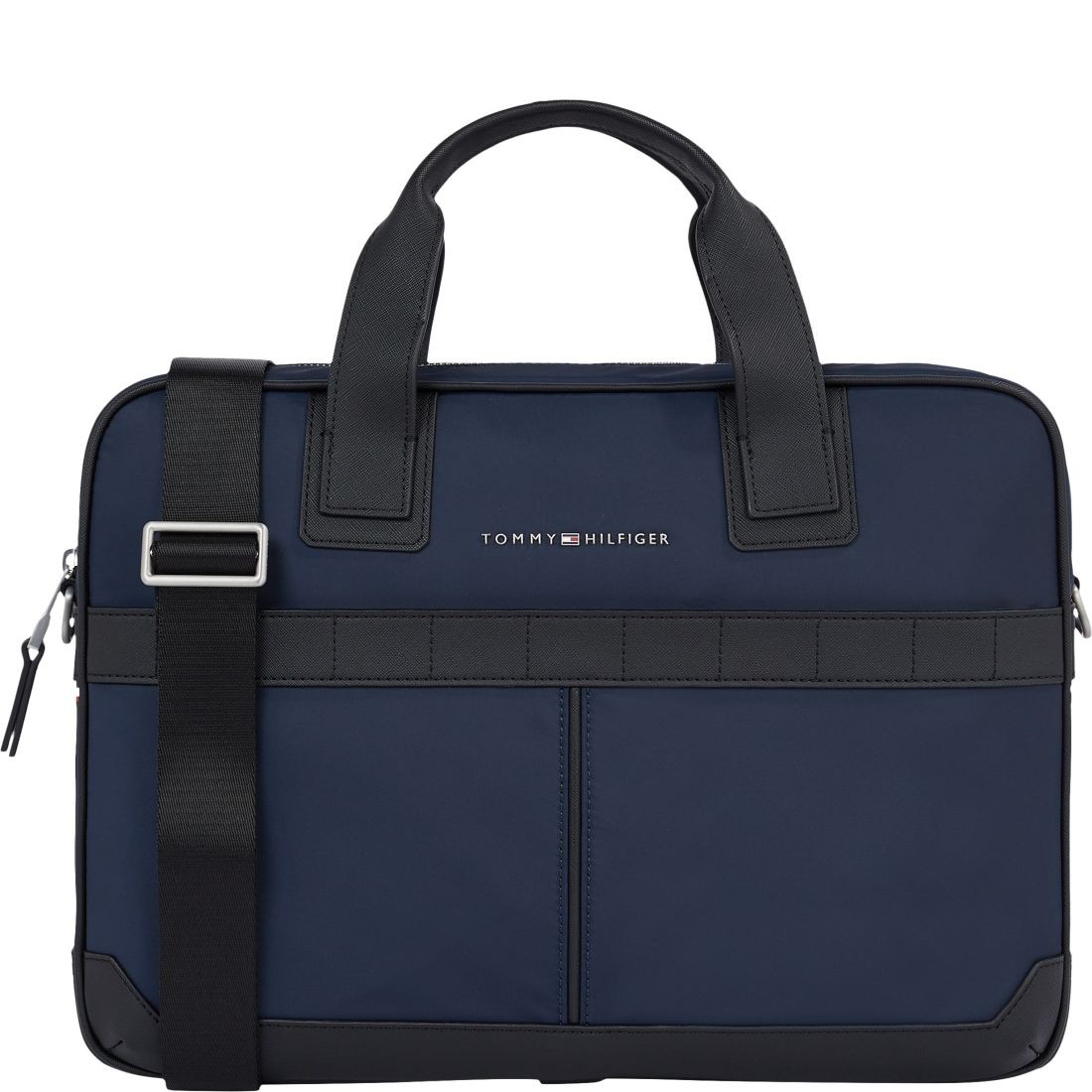 TOMMY HILFIGER Dėklas kompiuteriui vyrams, Mėlyna, Elevated computer bag 1