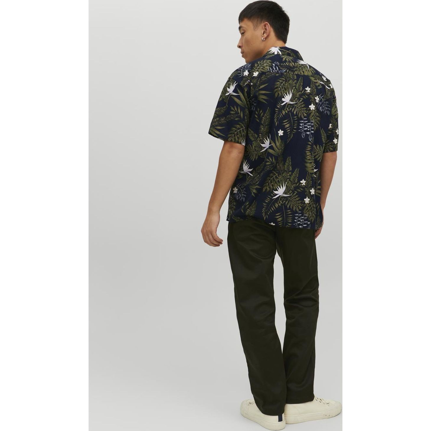 JACK & JONES Marškiniai vyrams, Mėlyna, JPRBLATROPIC RESORT SH 3