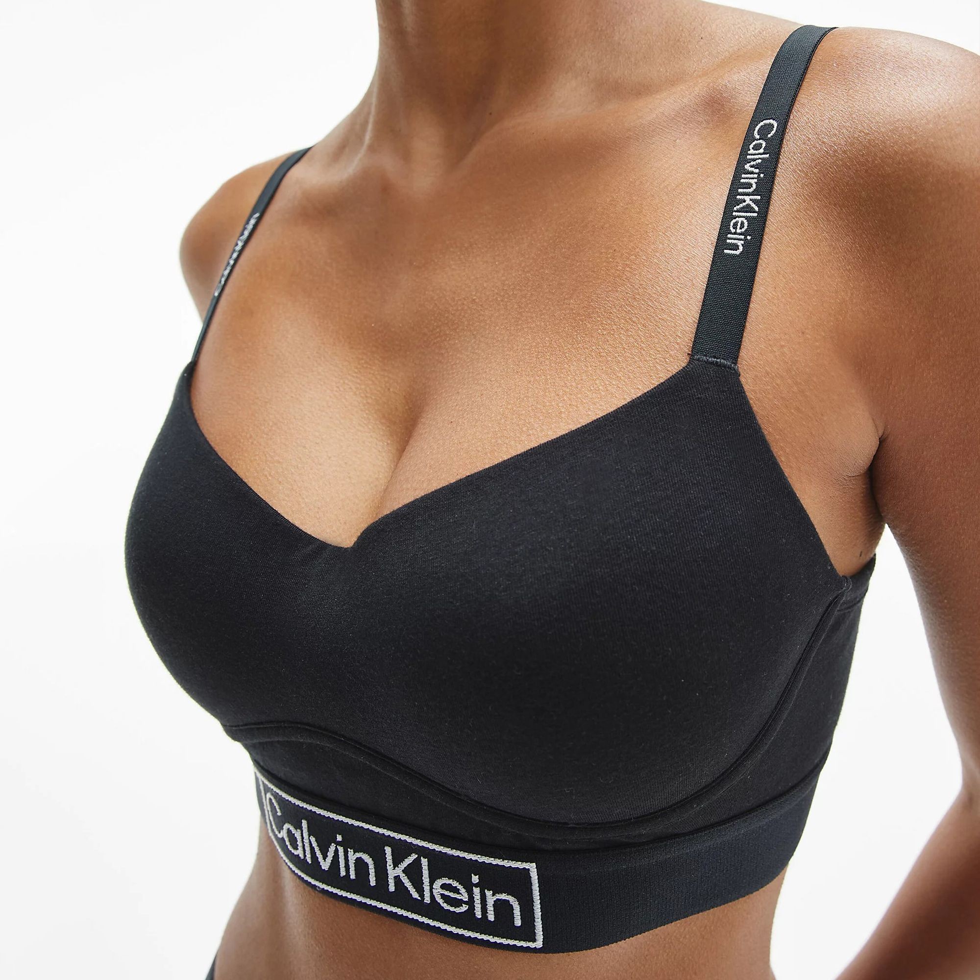CALVIN KLEIN UW Liemenėlė moterims, Mėlyna, Light lined bralette 2